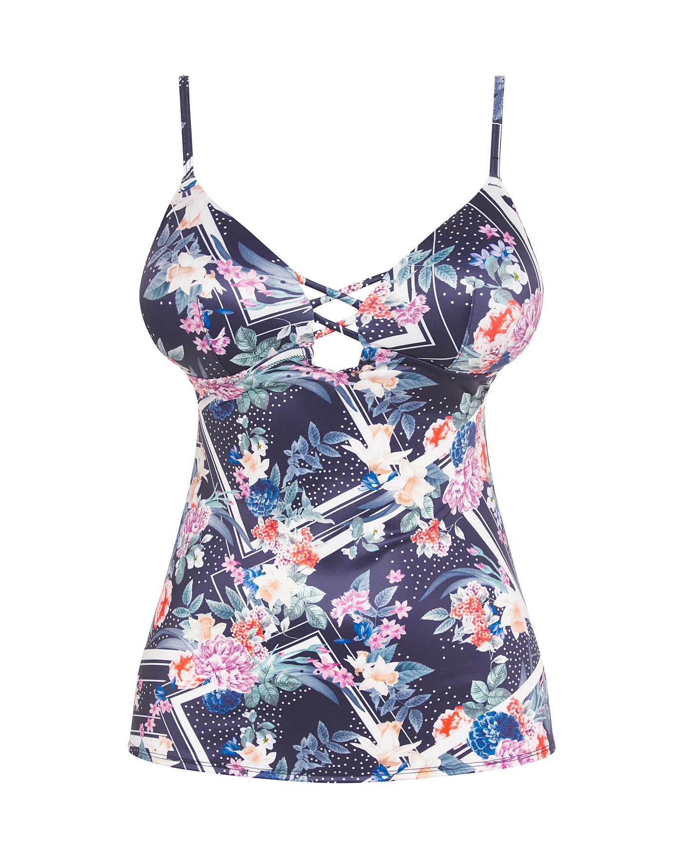 Dorina Curves Monaco Tankini Top | J D Williams