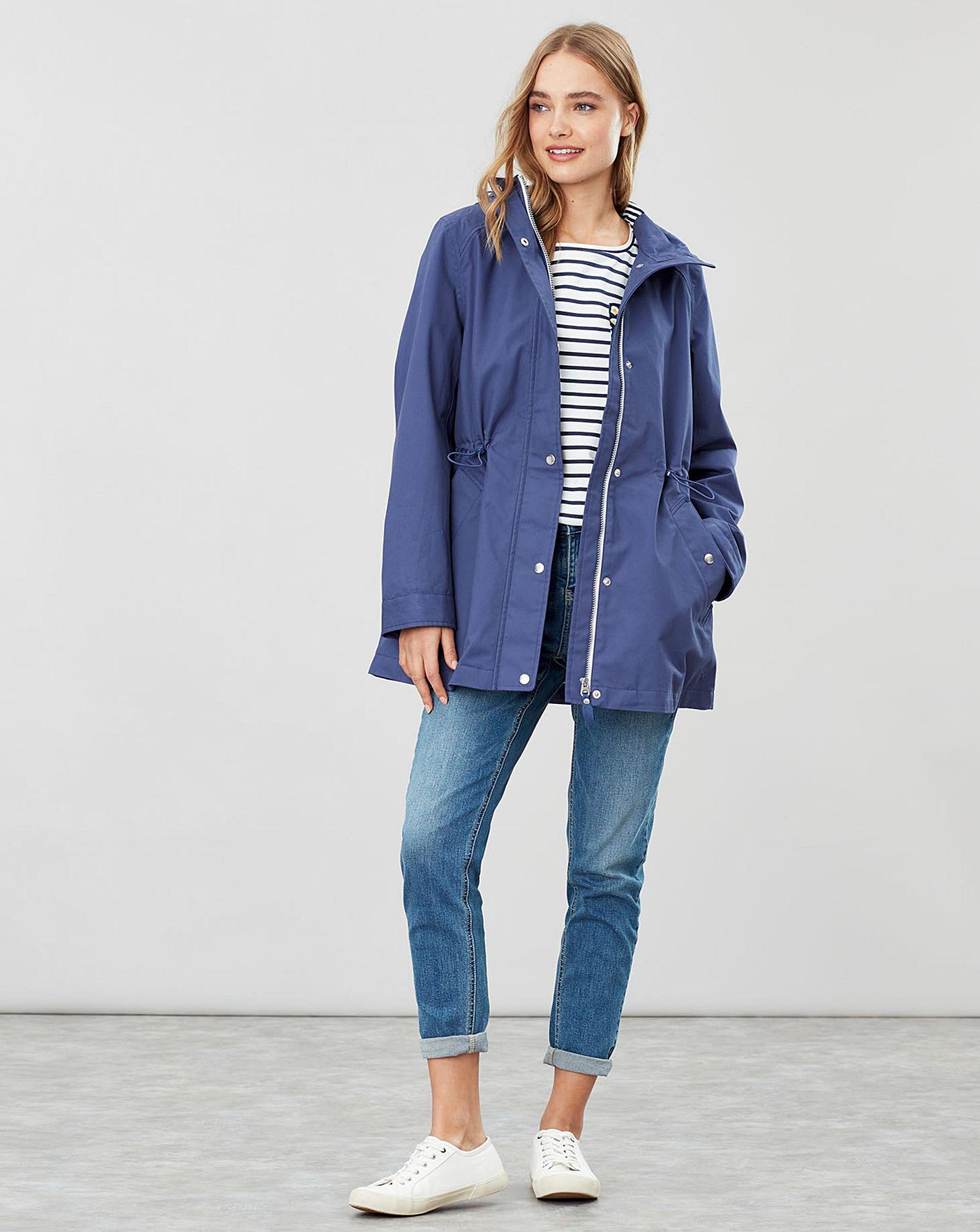 Joules Shoreside Waterproof A-Line Coat | J D Williams