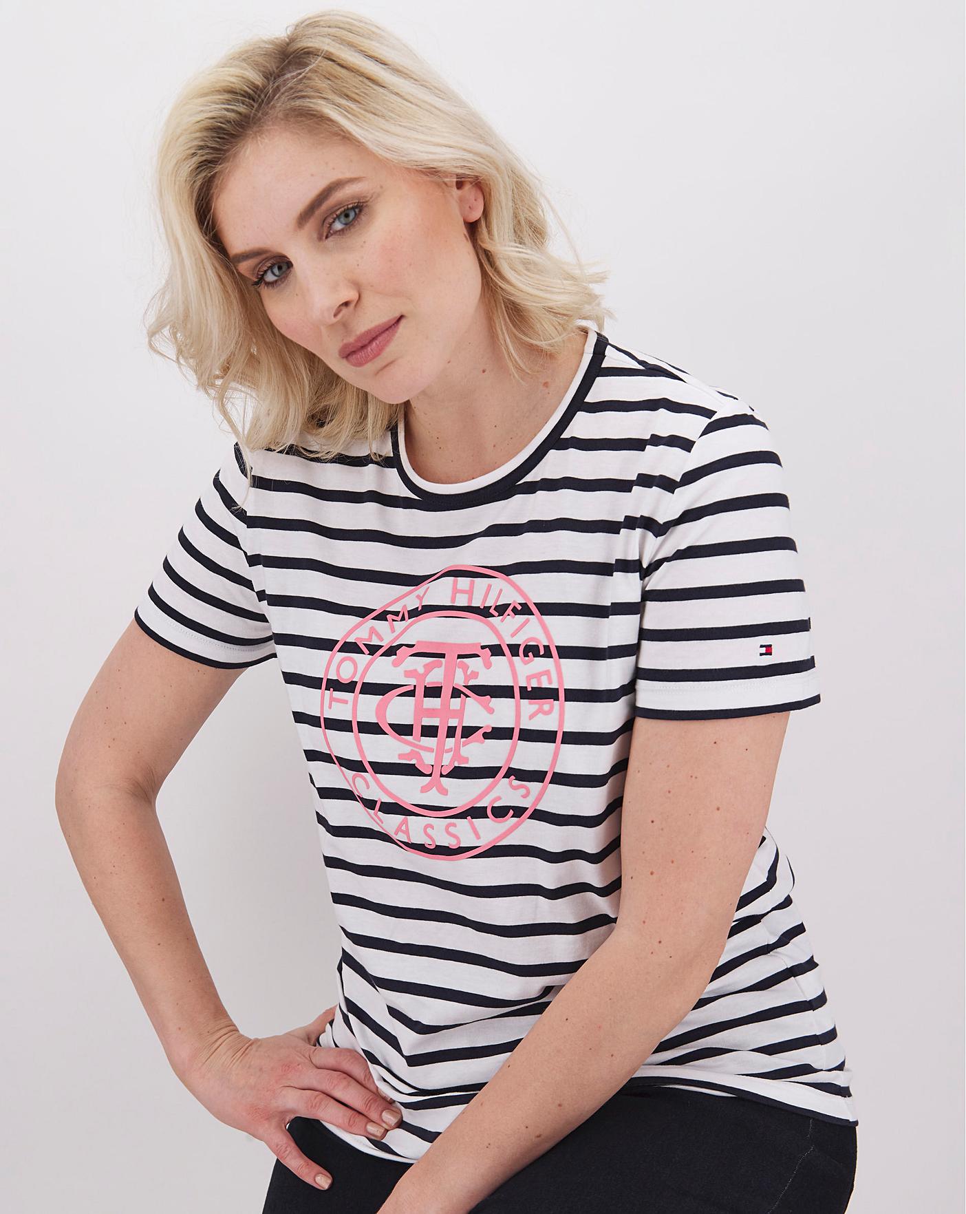 tommy stripe tee