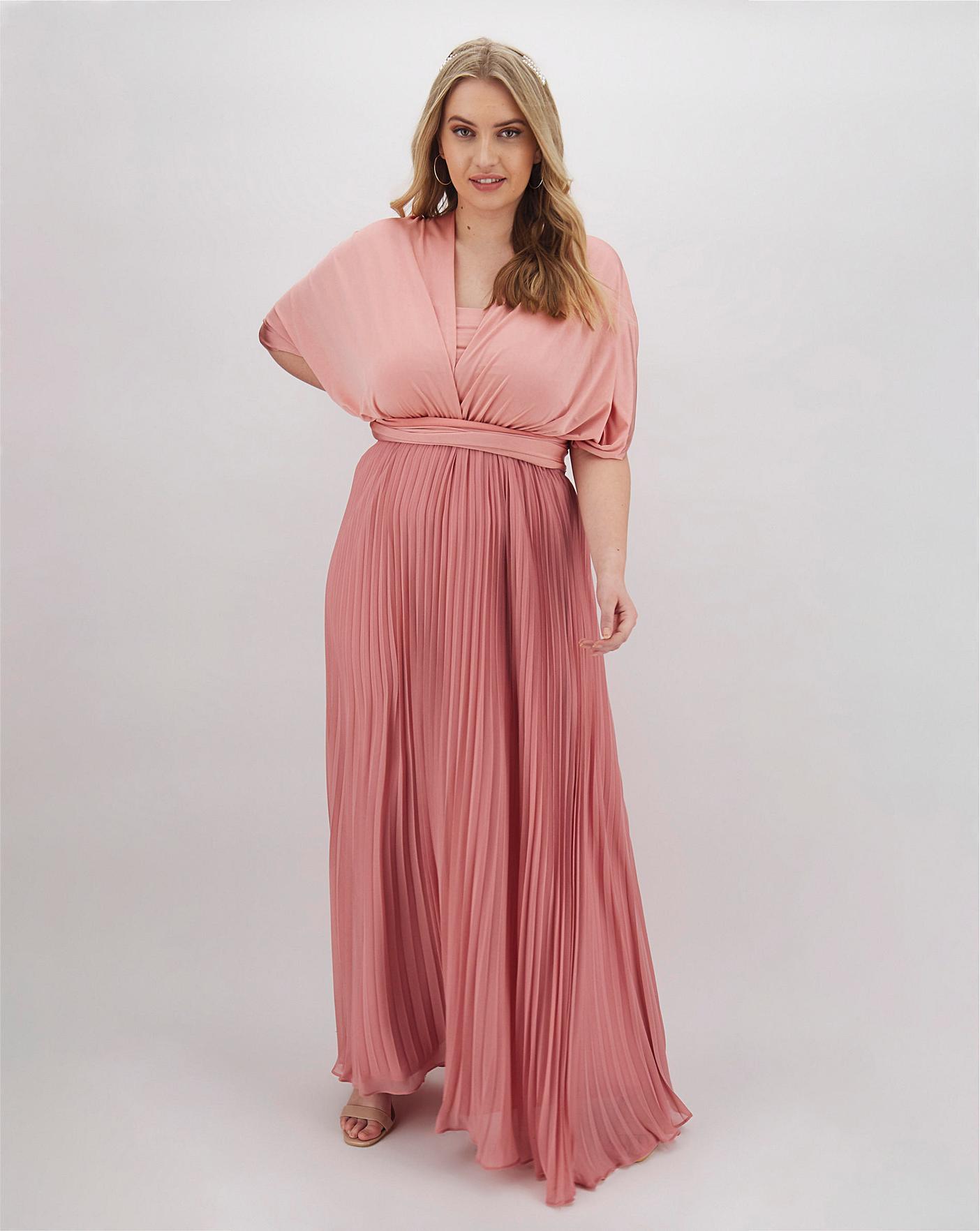 Oasis Penny Wear It Your Way Pleat Maxi 