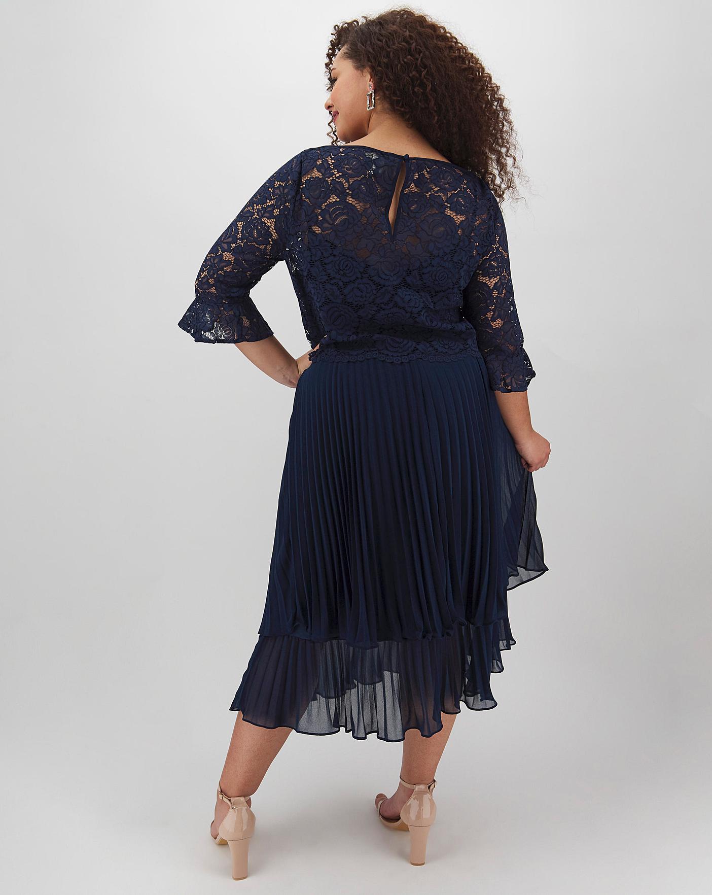 oasis flute sleeve midi dress