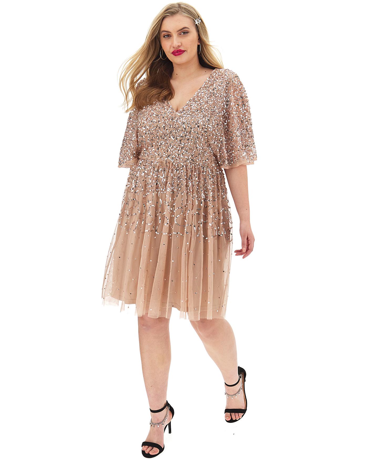 Maya curve sequin dress Clearance