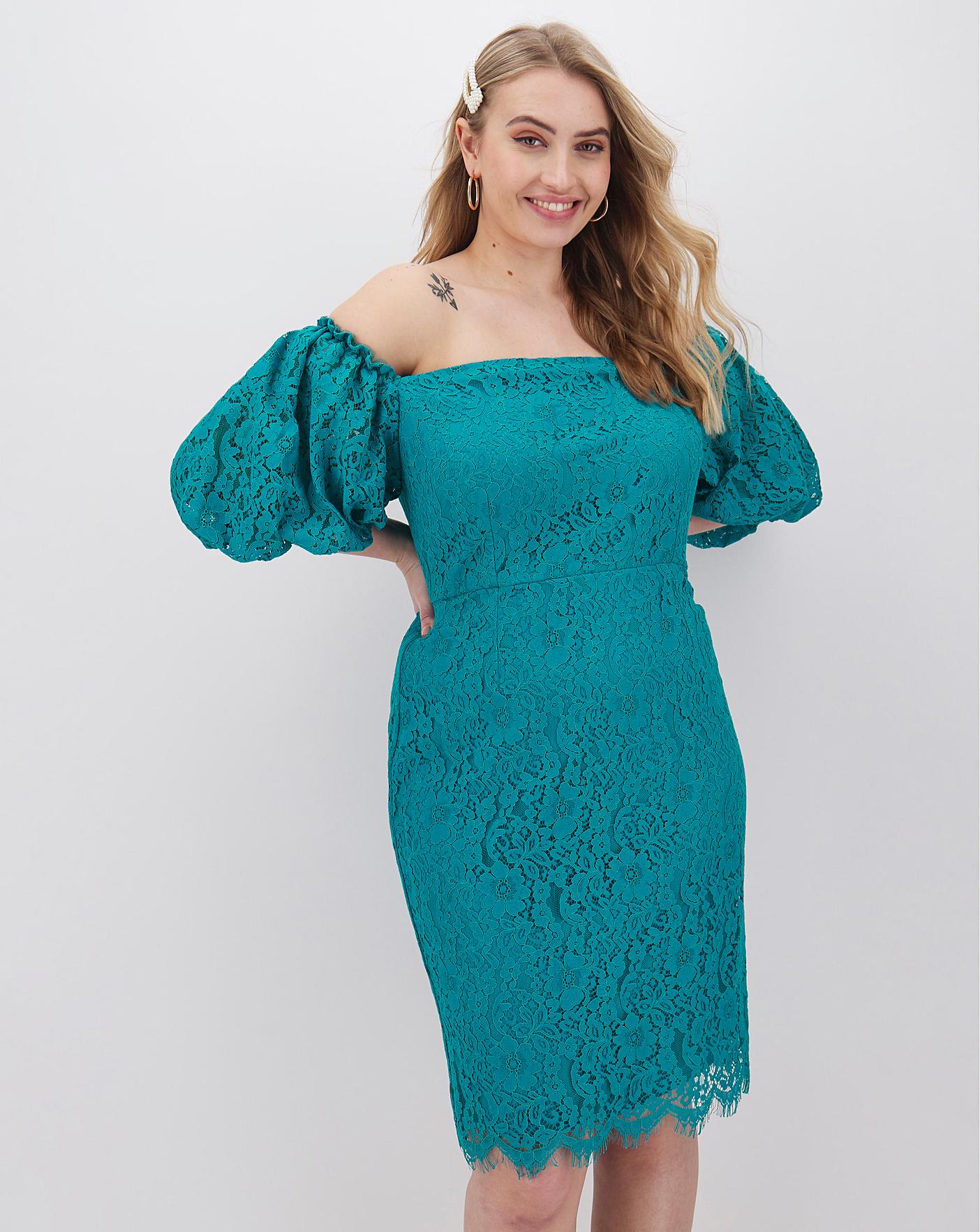 Little mistress hotsell blue lace dress