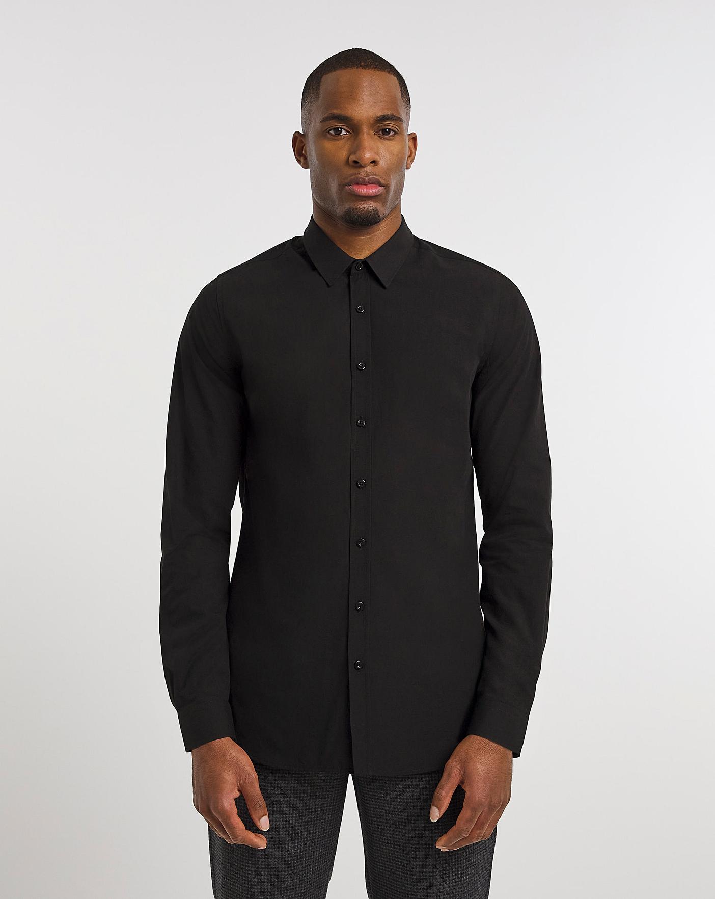 black formal long sleeve