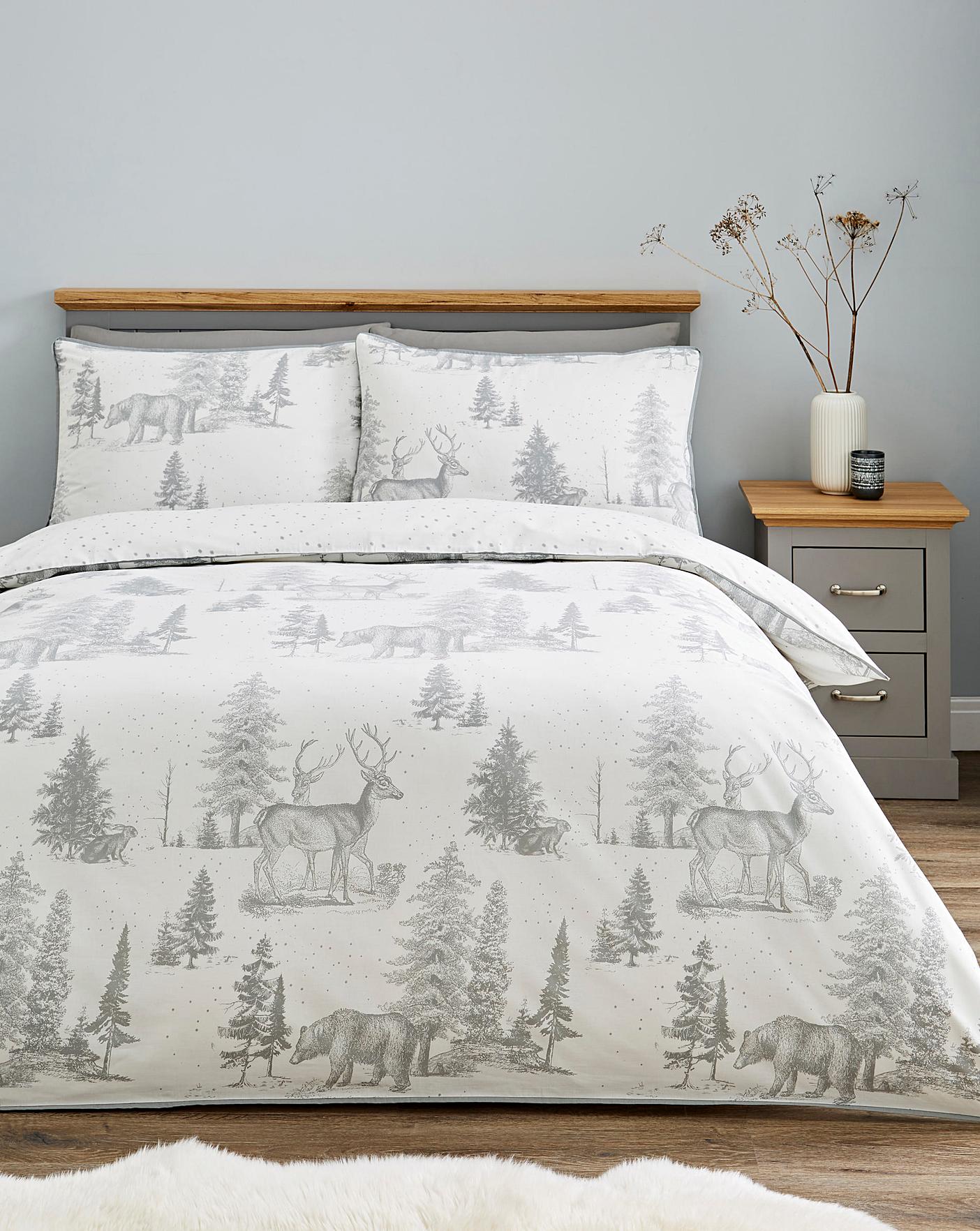 winter scene duvet covers