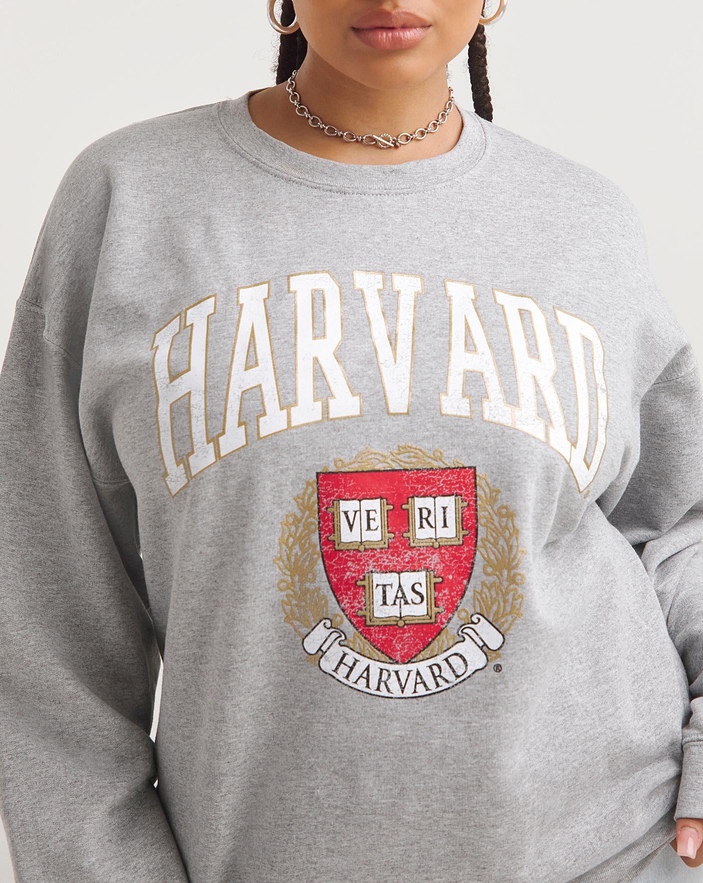 Gray cheap harvard sweatshirt