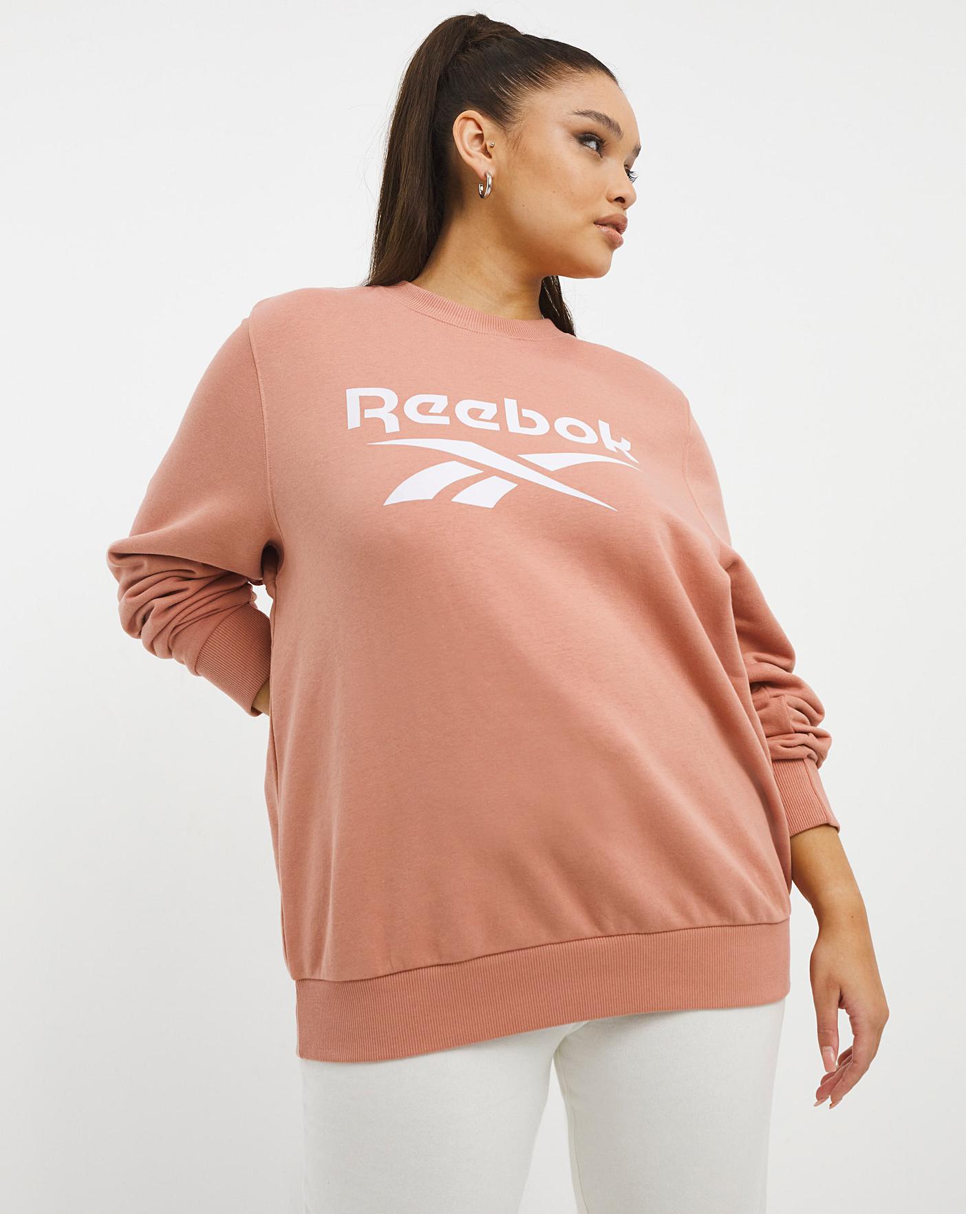 Reebok sweatshirt womens deals orange