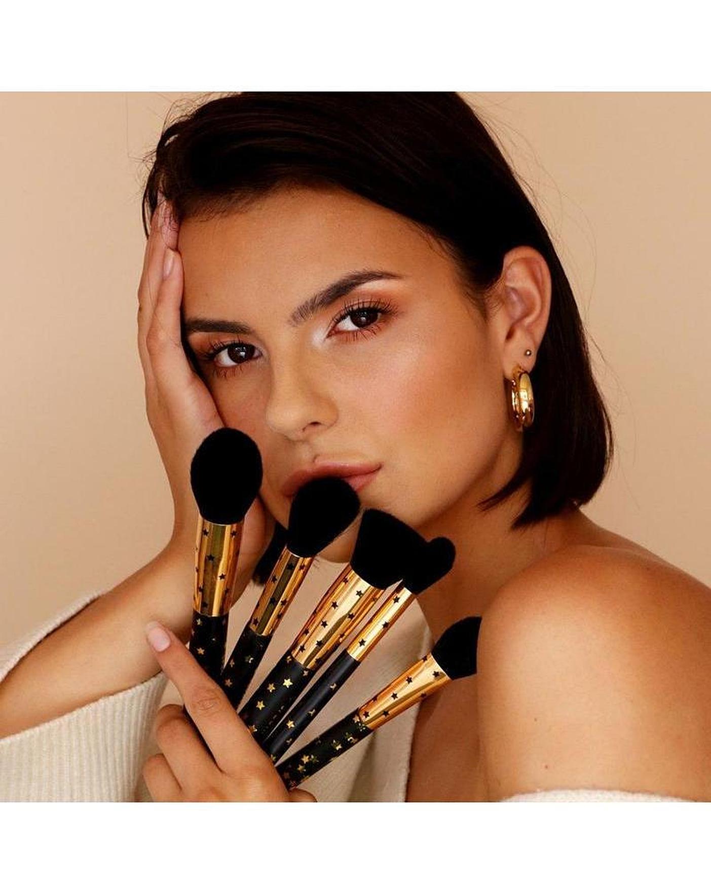 Spectrum Zodiac 5 Piece Face Brush Set Simply Be