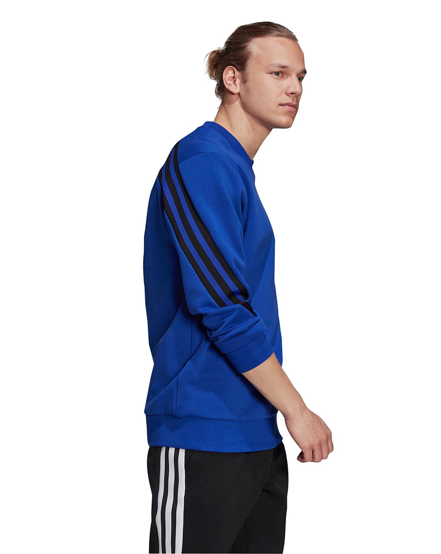 Royal blue adidas clearance sweatshirt