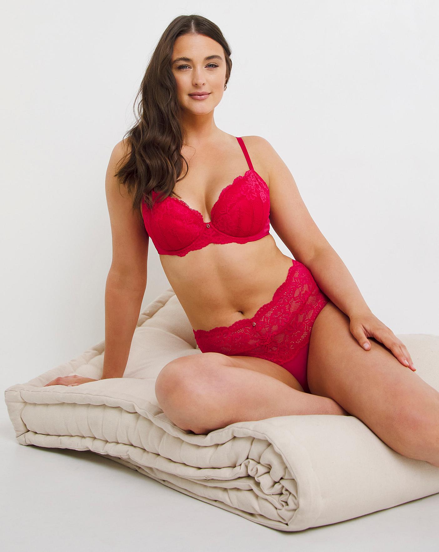 Ann Summers Sexy Lace Deep Brazilian Red