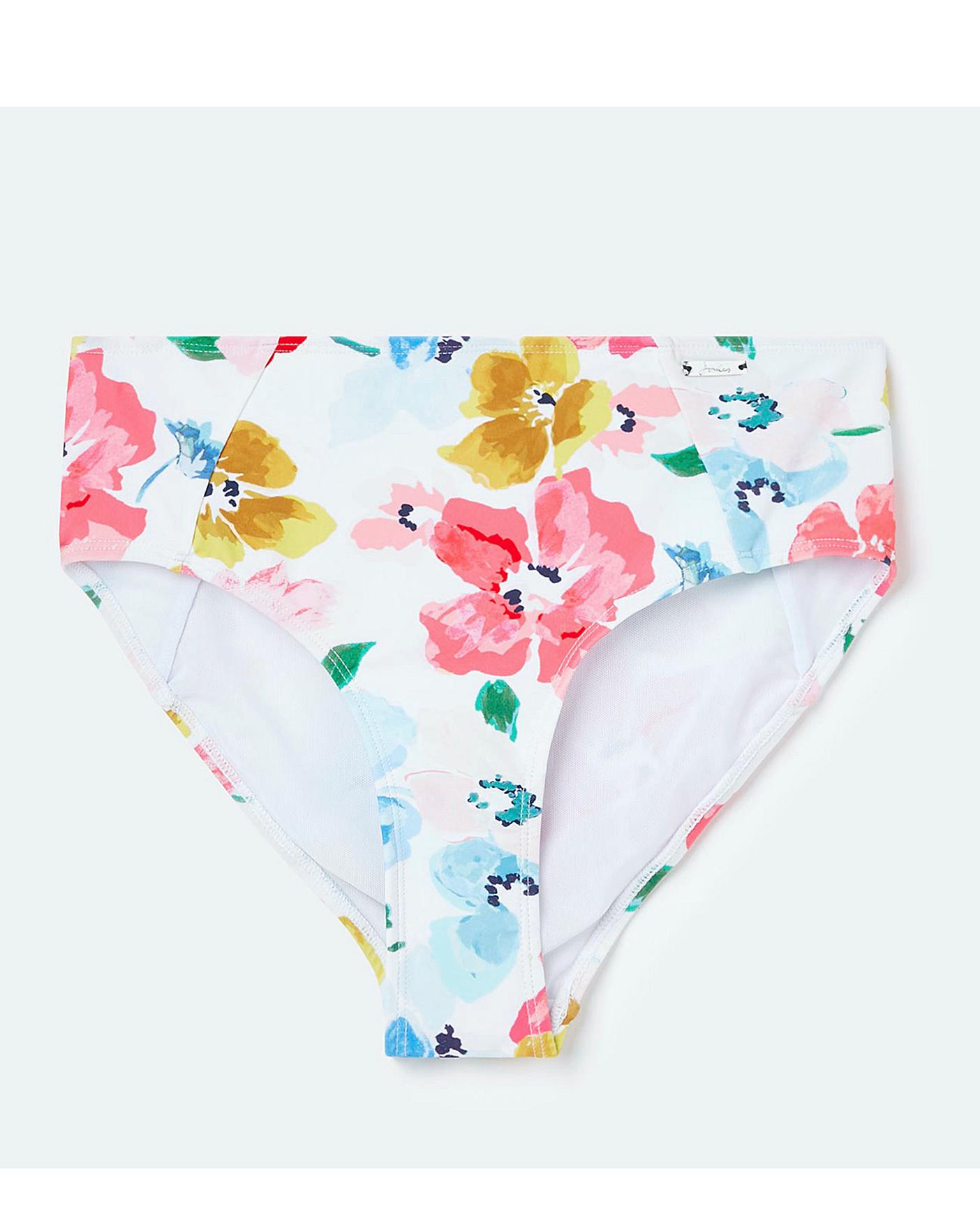 Joules Ariel Deep Panelled Bikini Brief J D Williams