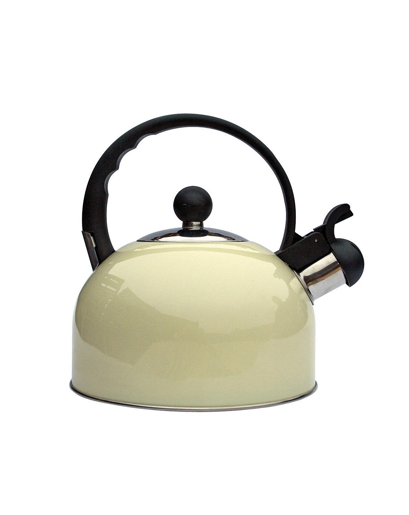 2.2Ltr Whistling Kettle Cream Home Essentials