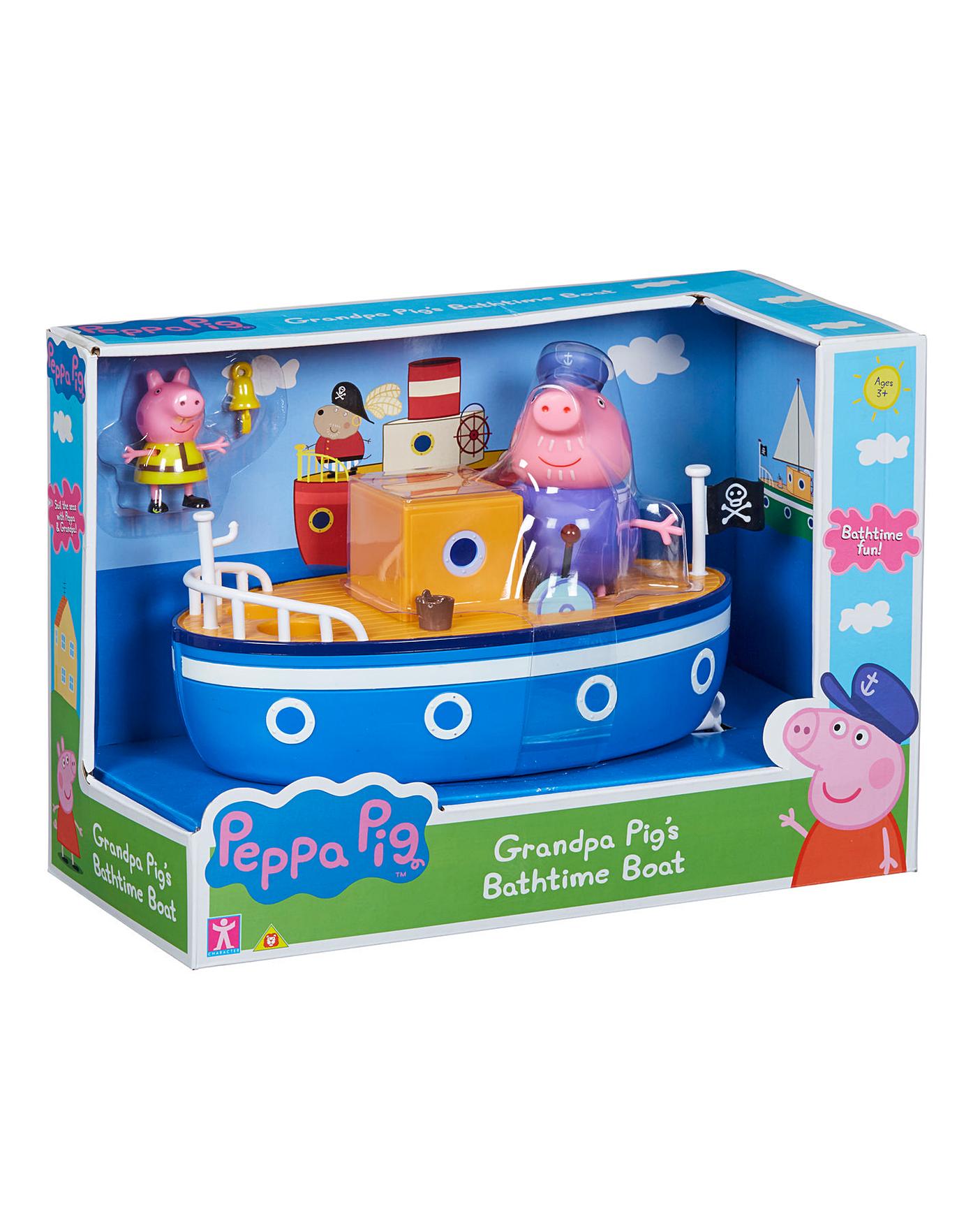 grandpa pig bathtime boat