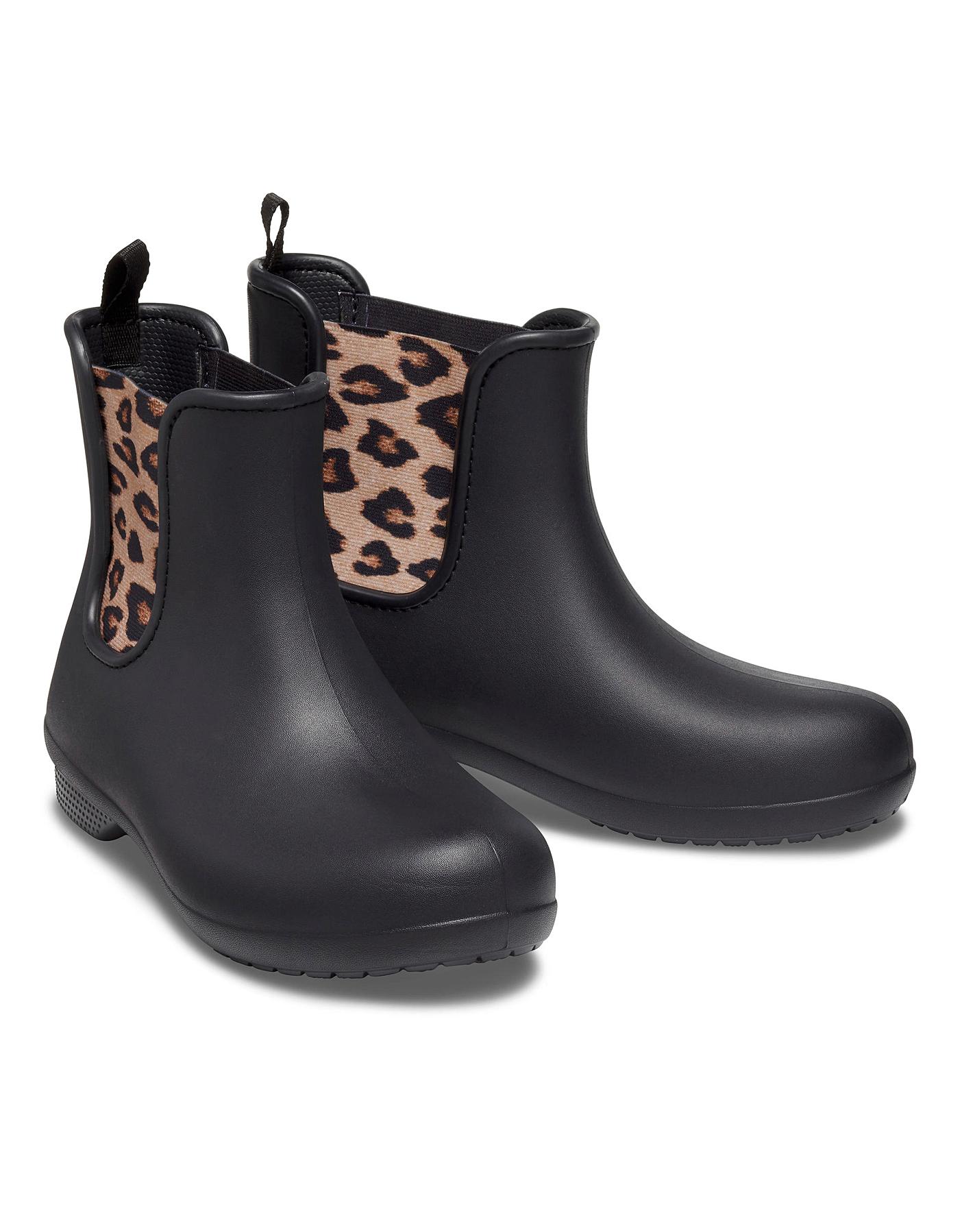 crocs freesail chelsea rain boot