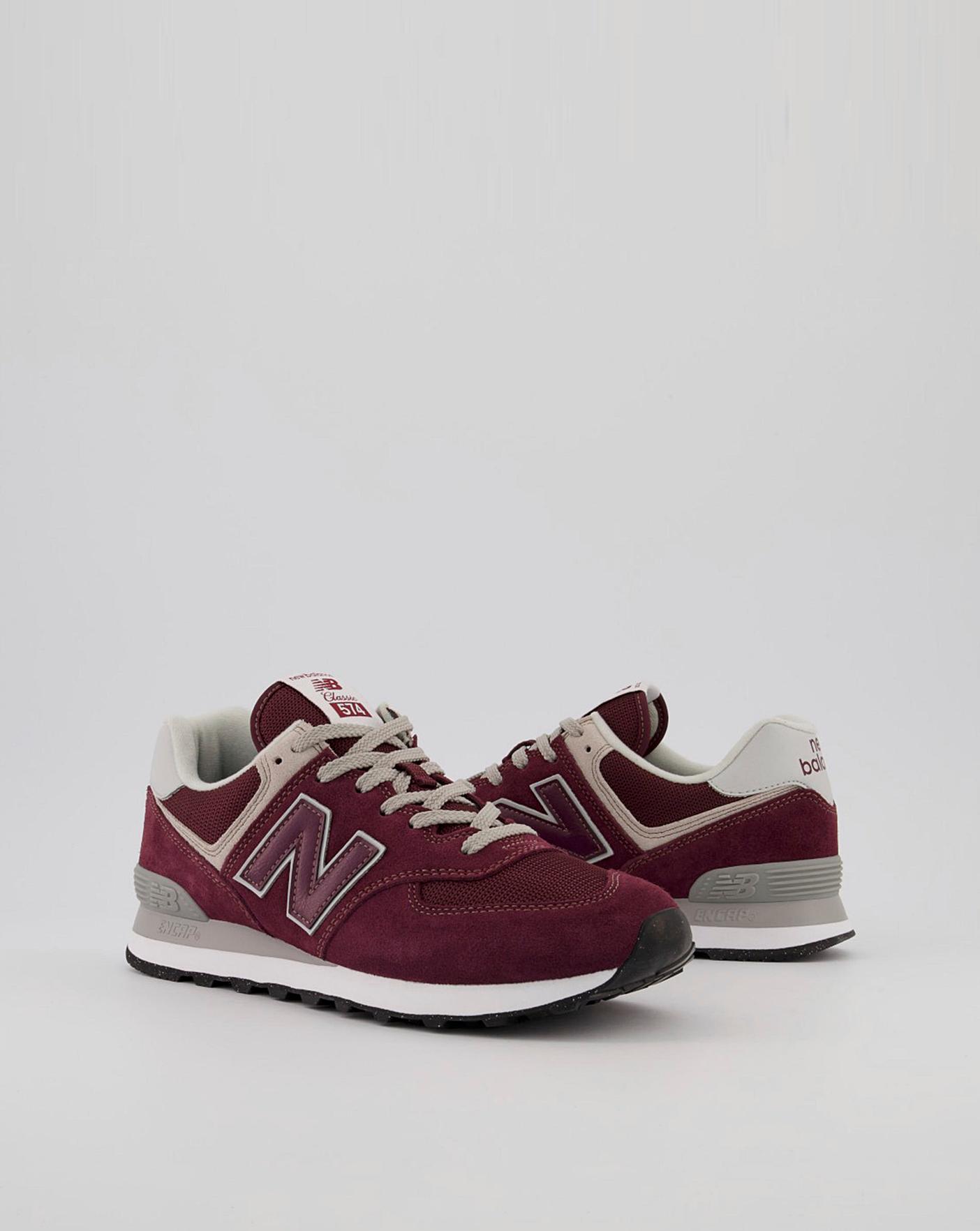 New balance store 574s maroon