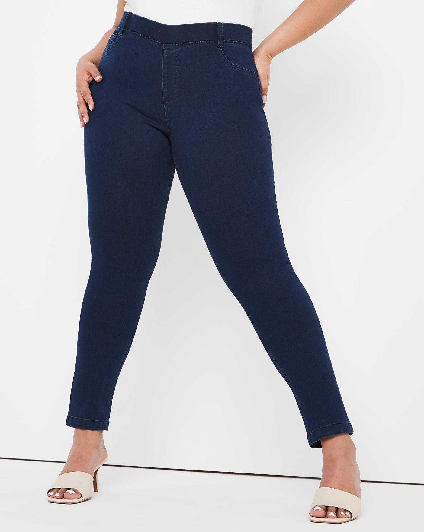Bella Indigo Pull On Slim Leg Jeggings 