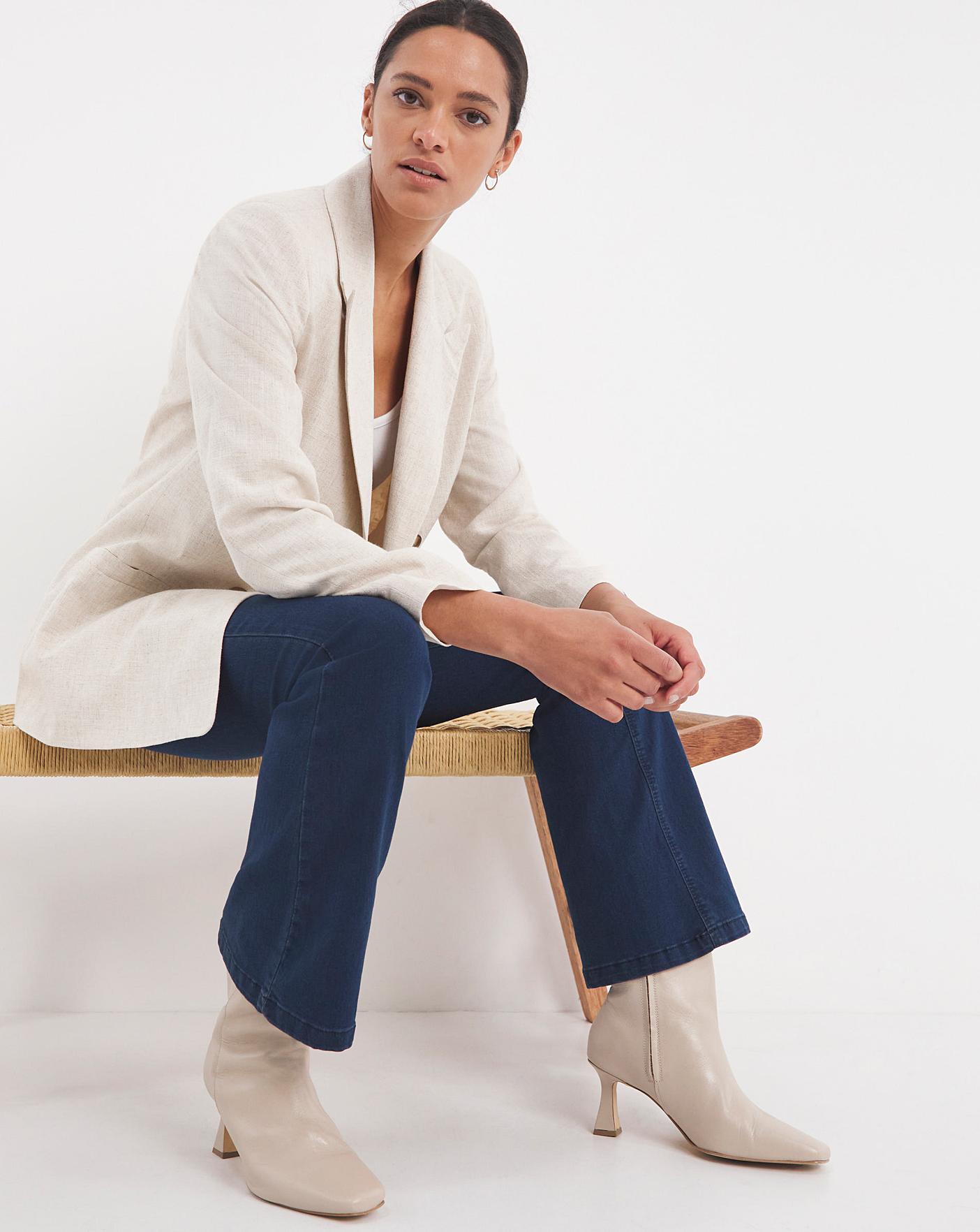 Erin Indigo Pull On Bootcut Jeggings 