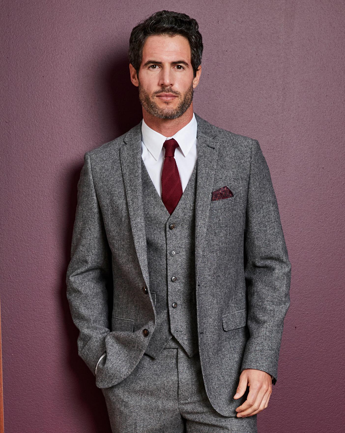 next grey donegal suit