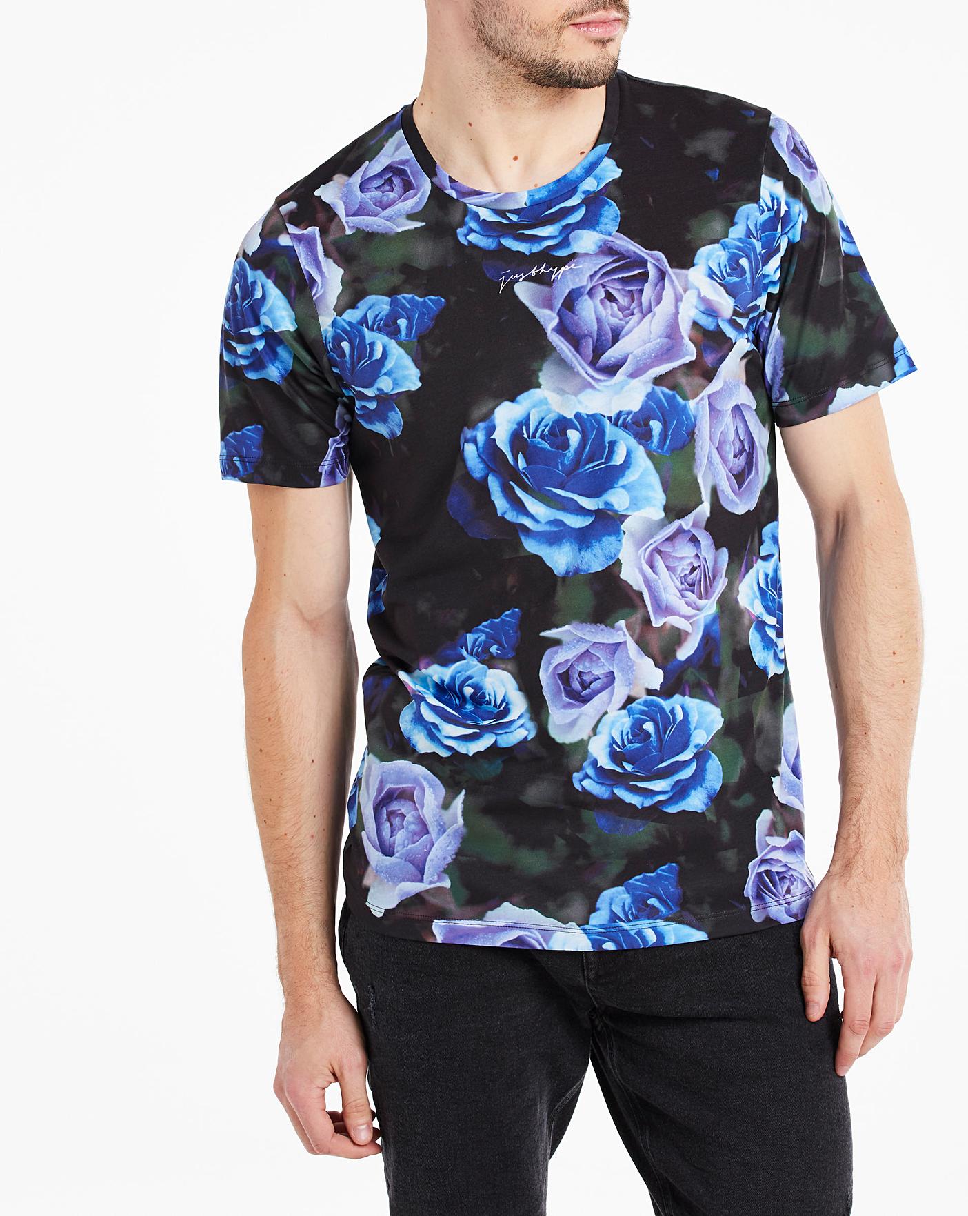 hype floral t shirt