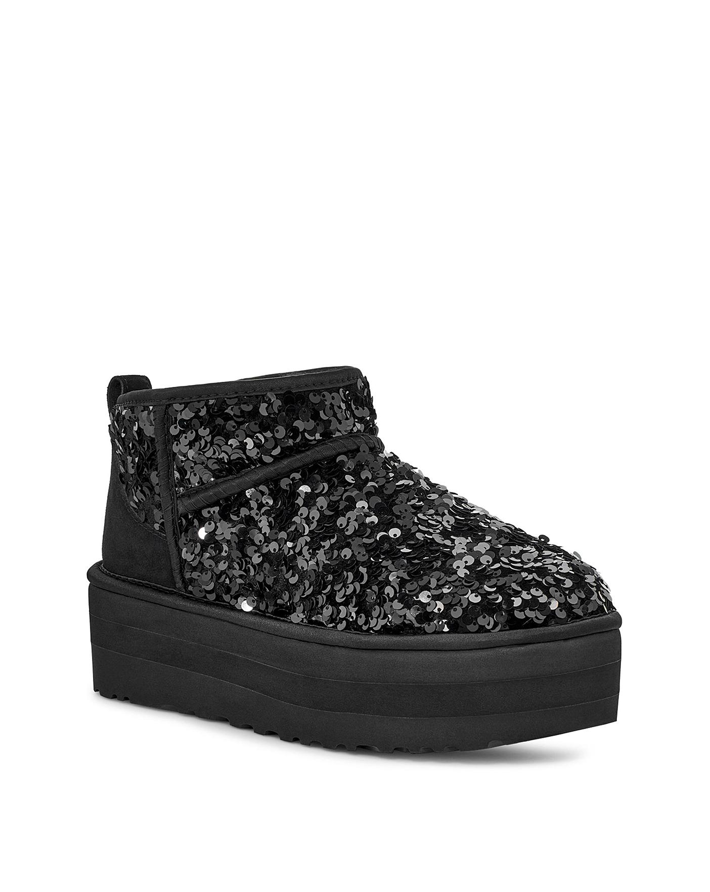 Ugg black sales sequin boots