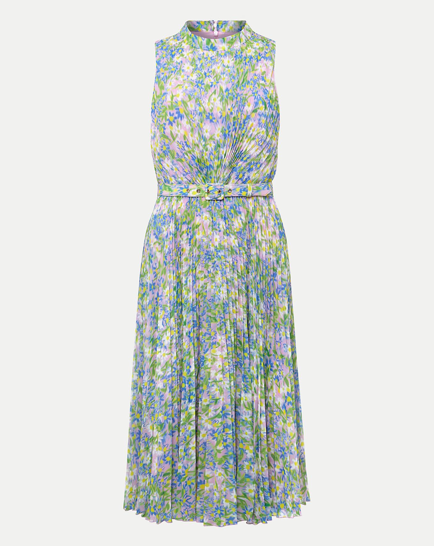 Monsoon daisy shop pleat dress