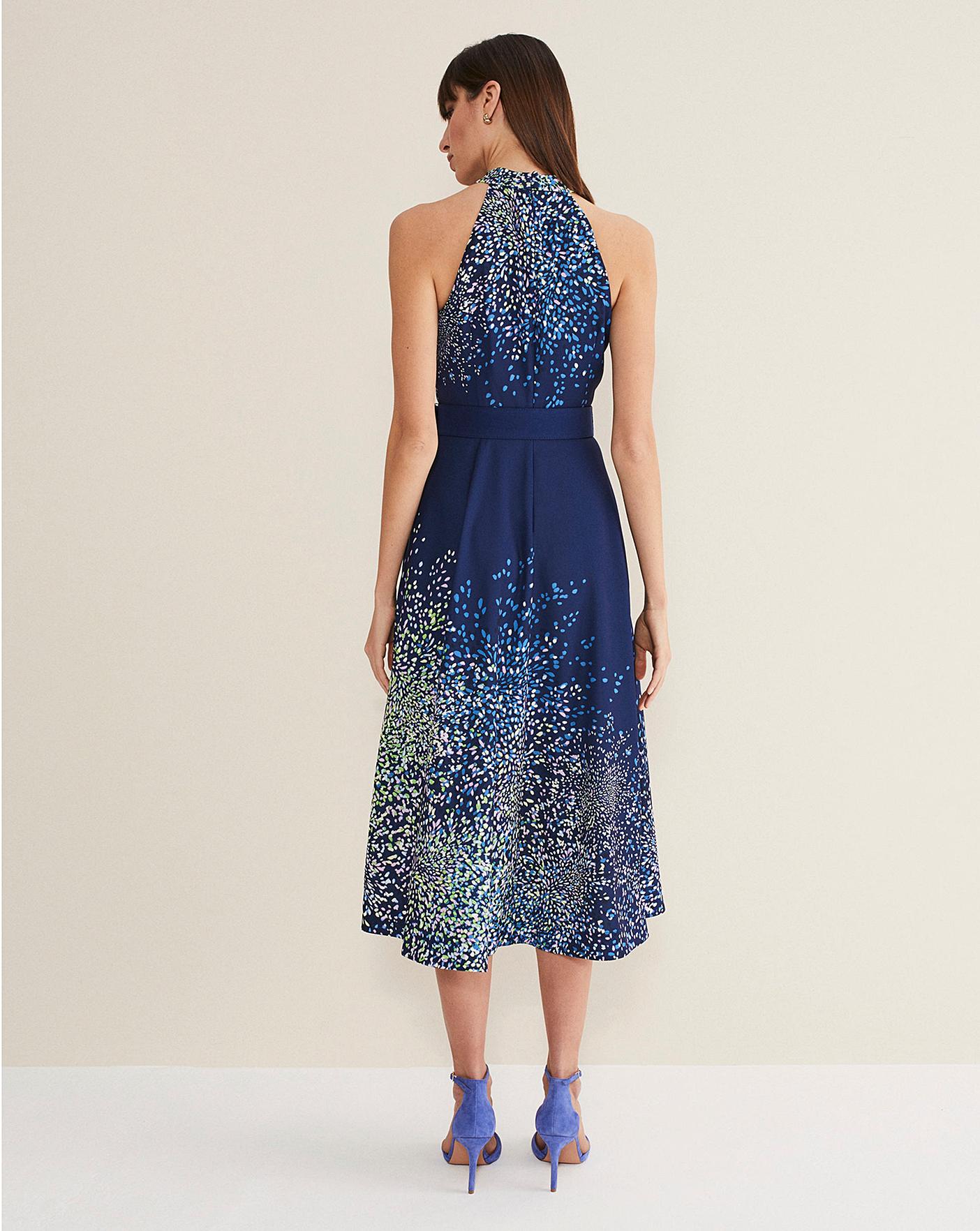 Phase Eight Clea Print Midi Dress | J D Williams