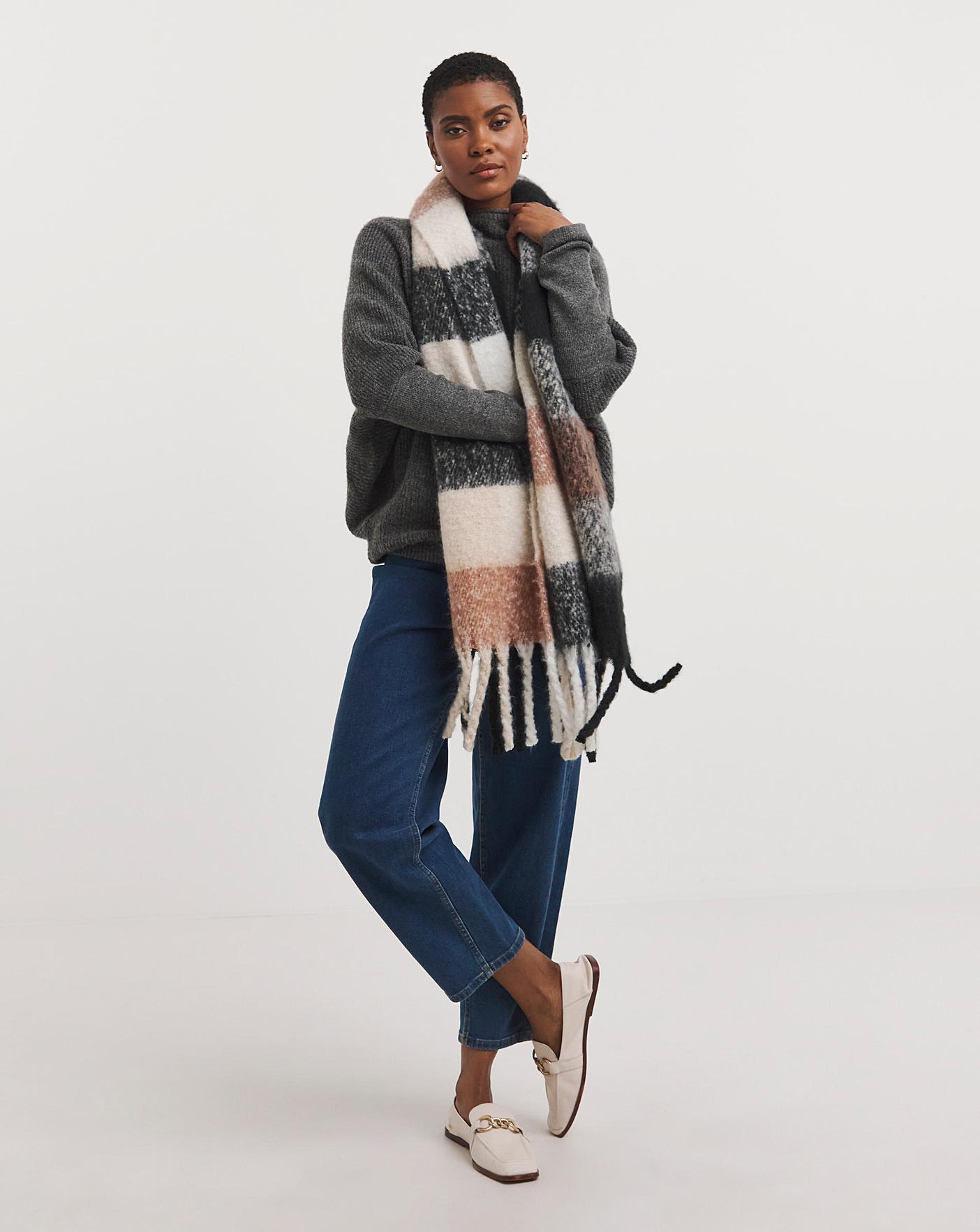 Check Scarf | Simply Be