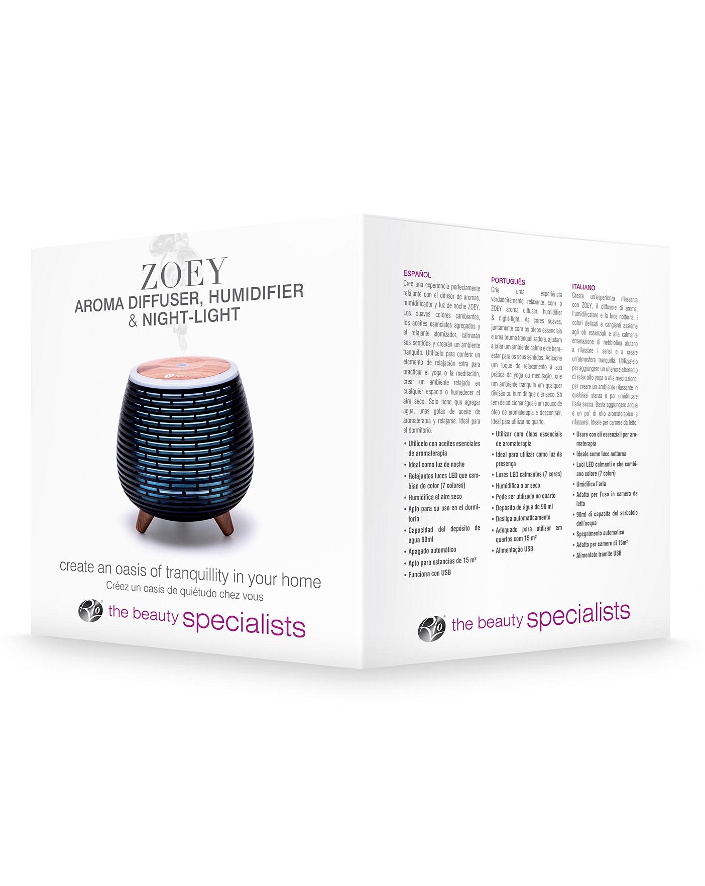 Rio ZOEY Aroma Diffuser and Night Light Home Essentials
