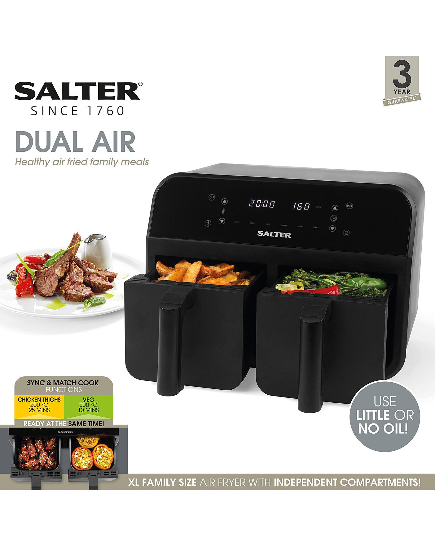 Salter Dual AirCook Digital Pro AirFryer