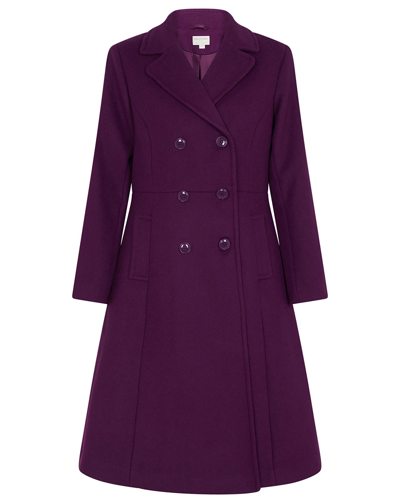 Monsoon Danielle Skirted Coat | J D Williams