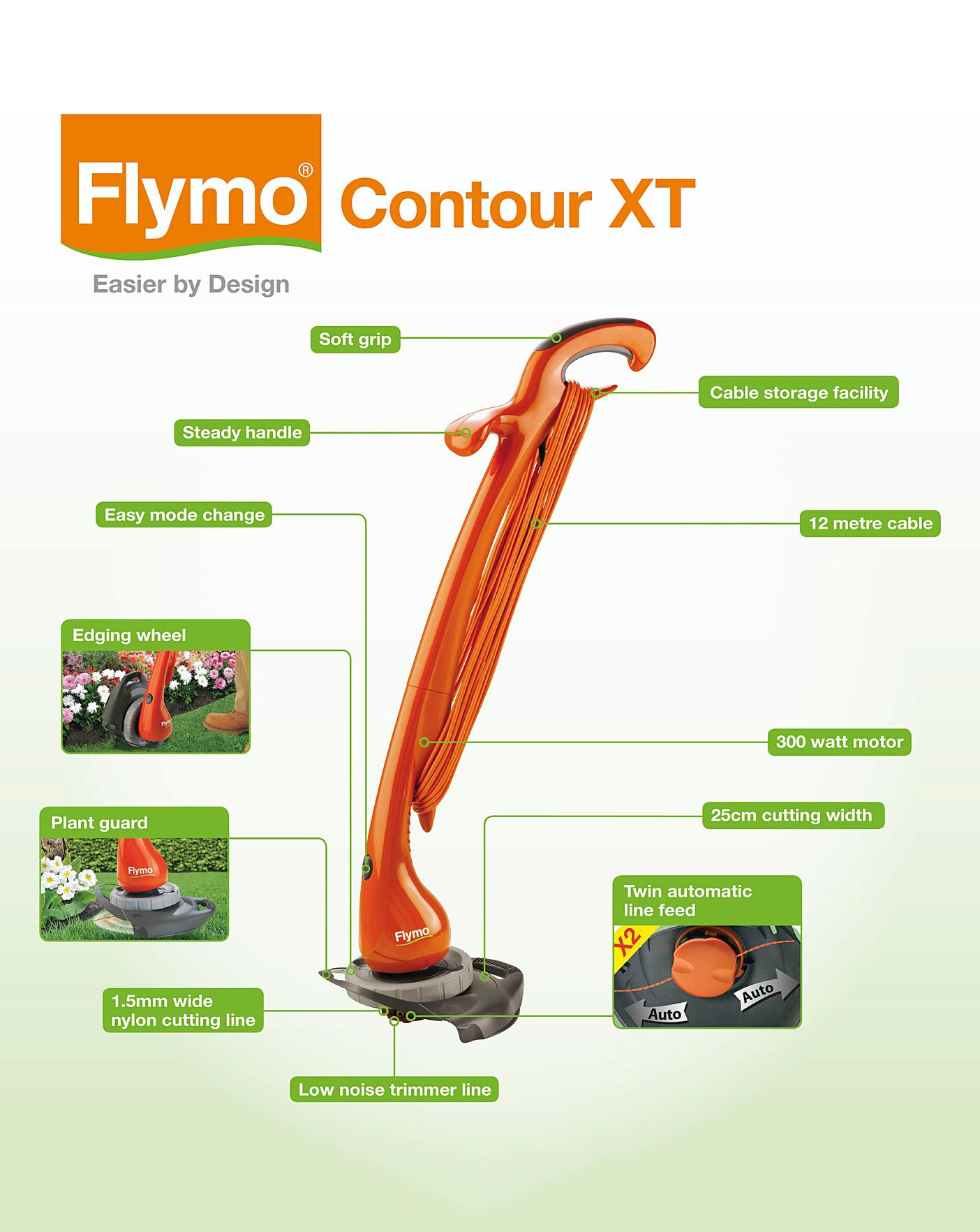 flymo contour xt trimmer and edger