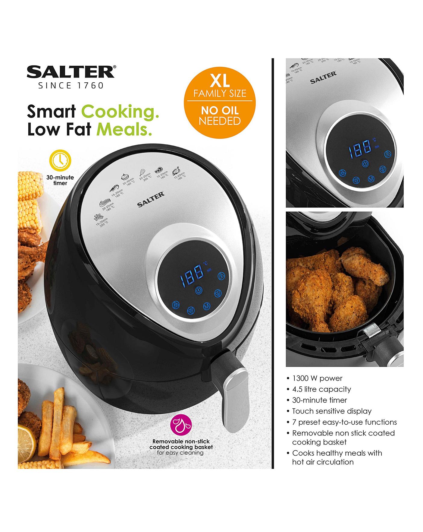 Salter 4.5L Digital Air Fryer Premier Man