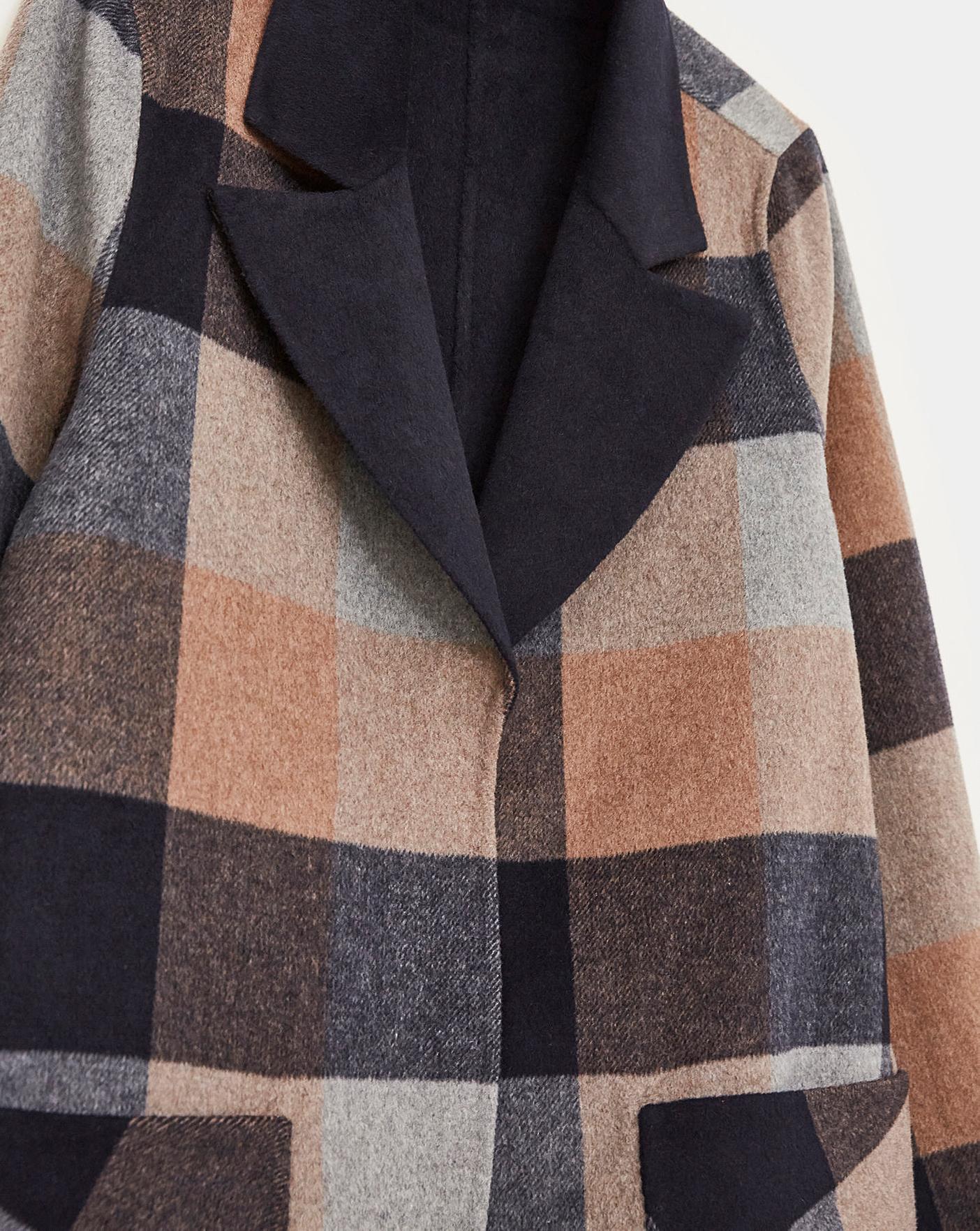 White Stuff Bista Reversible Wool Coat 