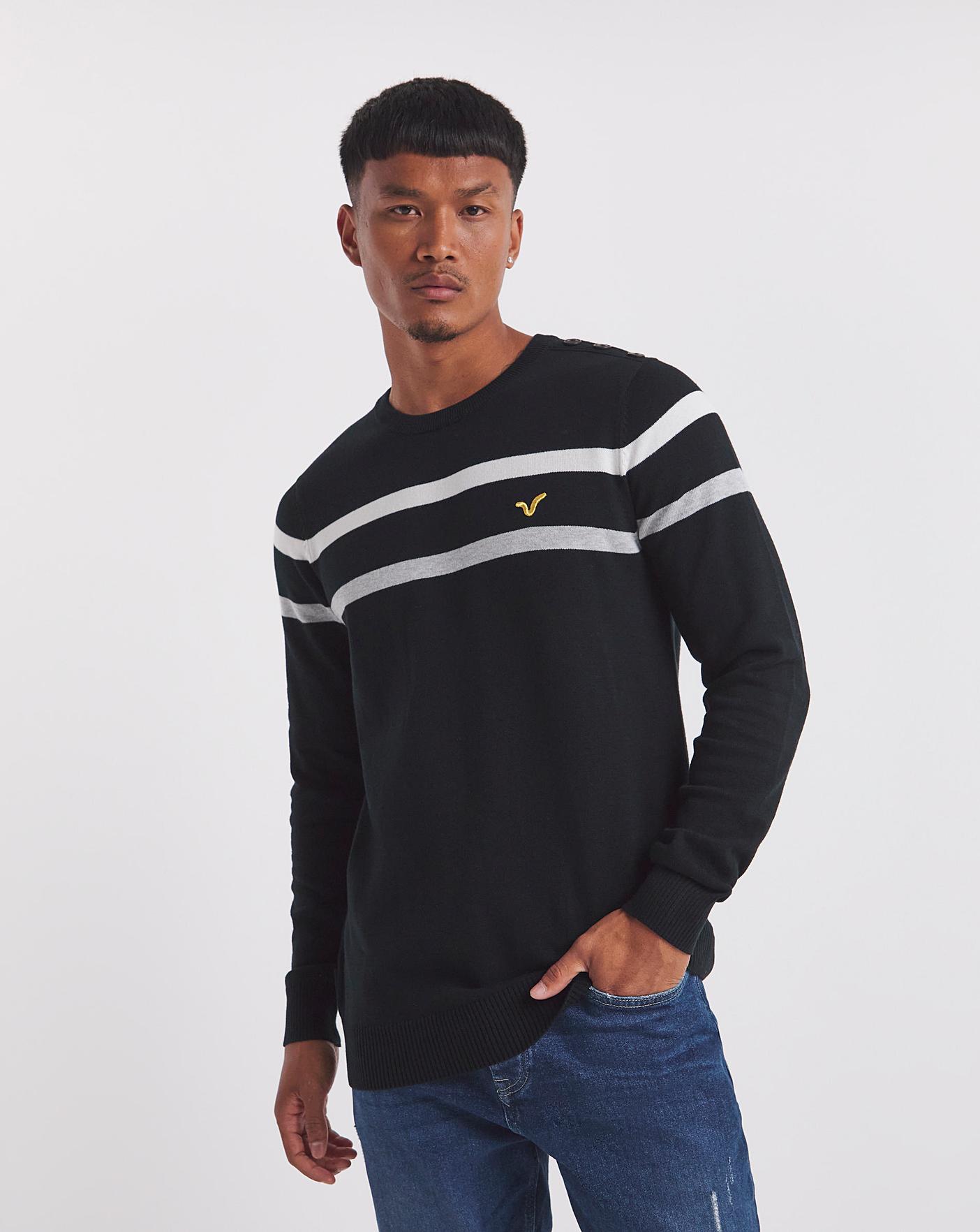 Voi Storm Crew Neck Knitted Jumper | Oxendales