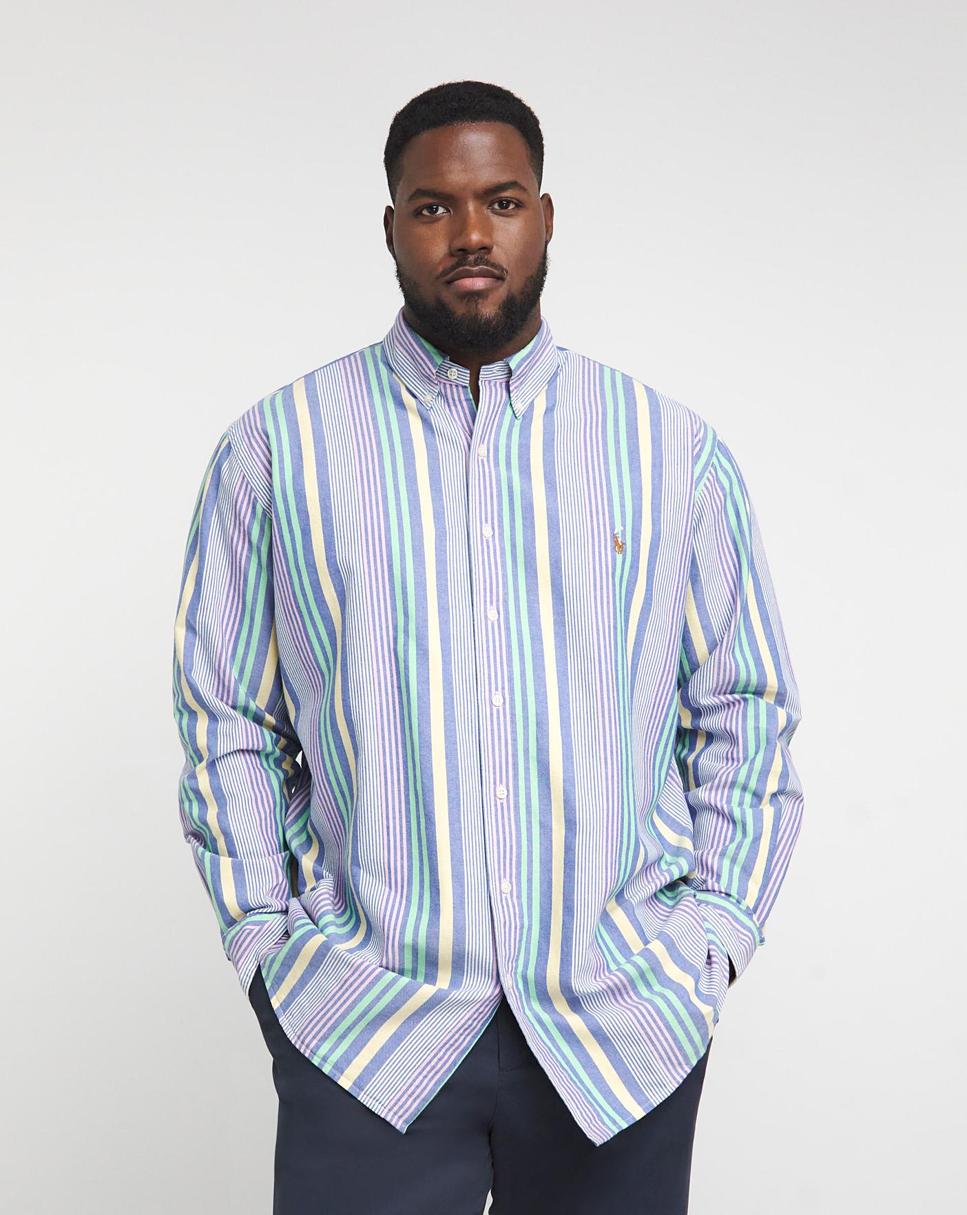 Polo Ralph Lauren Striped Oxford Shirt Crazy Clearance