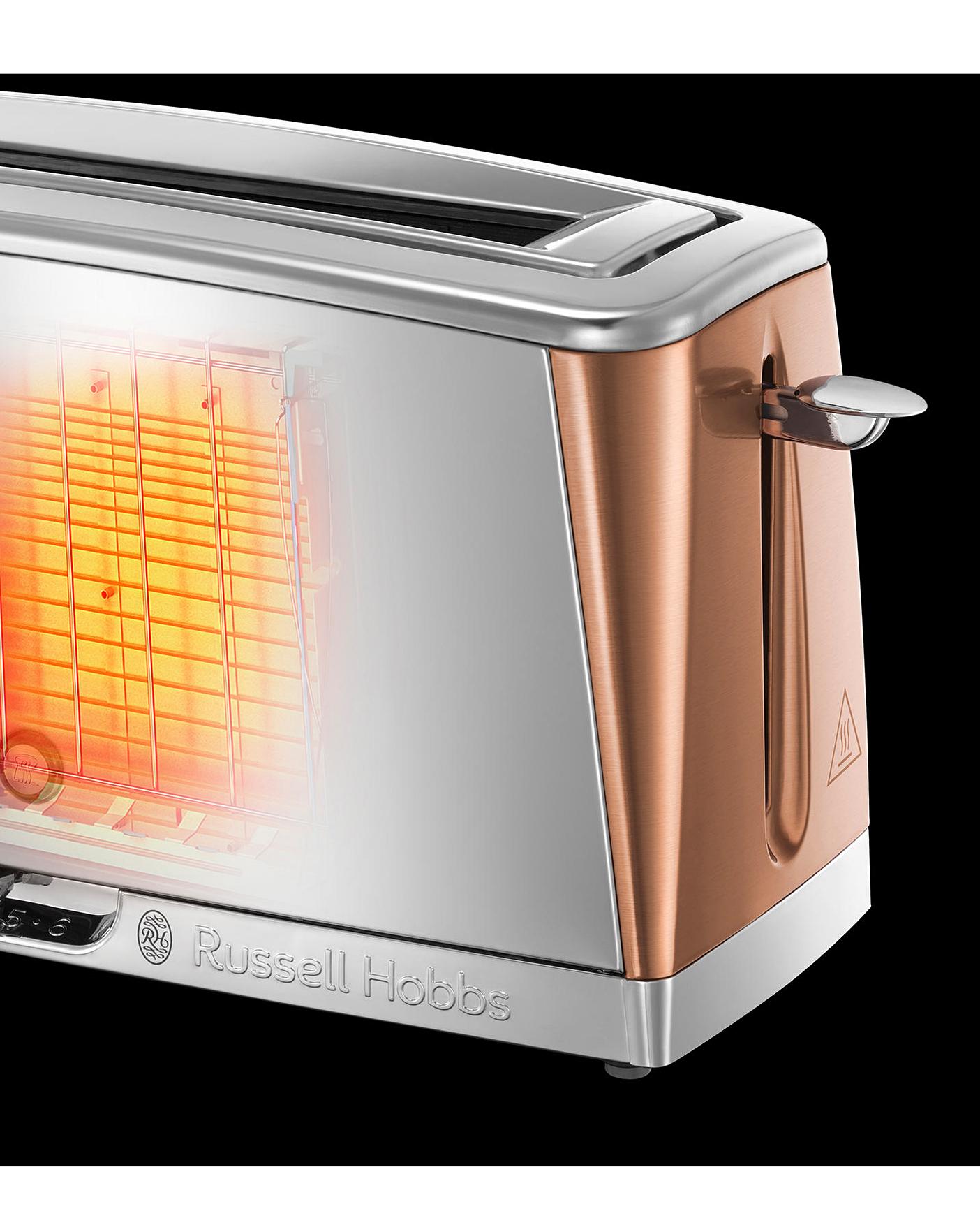 Russell Hobbs Luna 2 Slice Toaster | J Russell Hobbs Luna 2 Slice Copper
