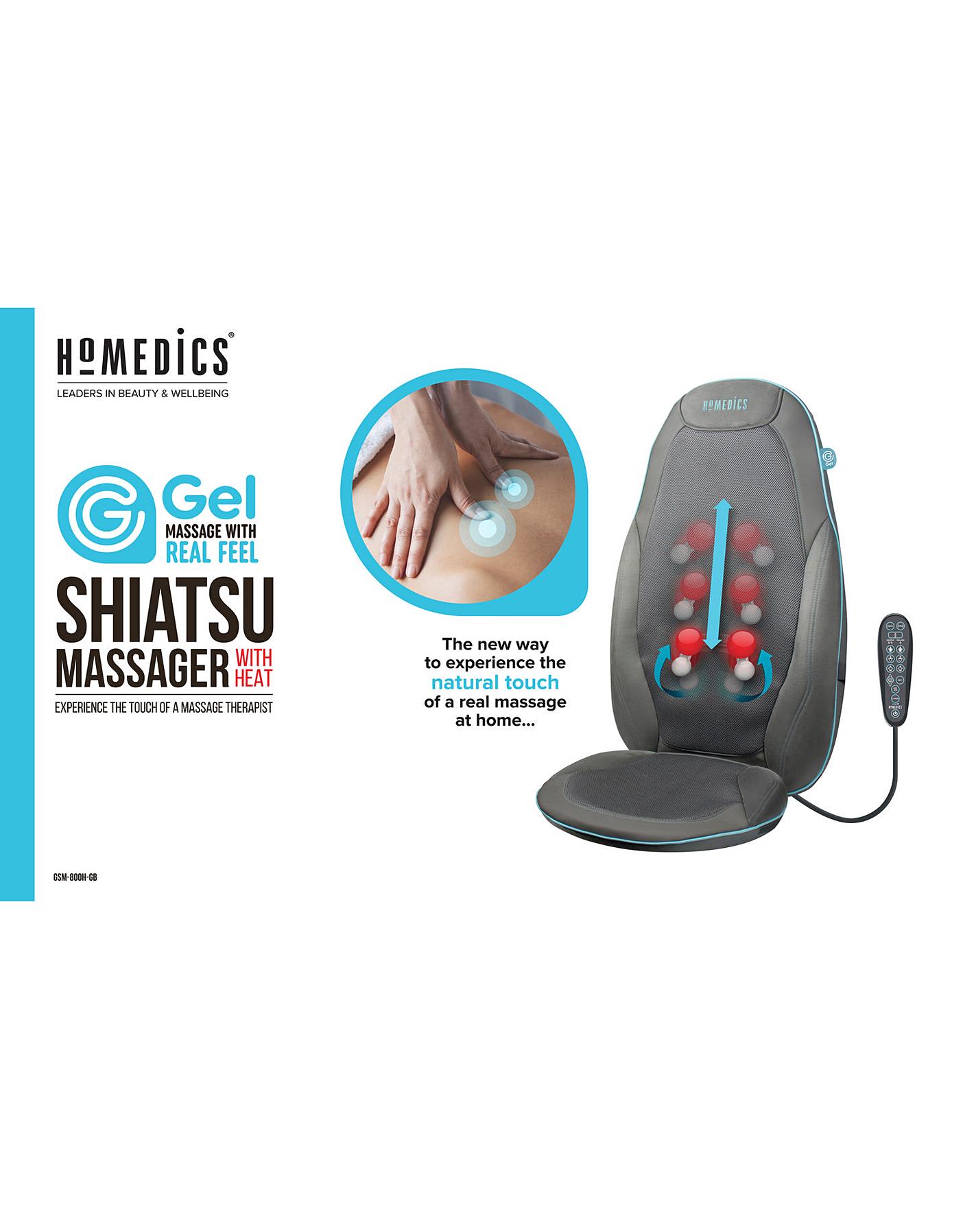 HoMedics Gel Back Massager Chair Marisota