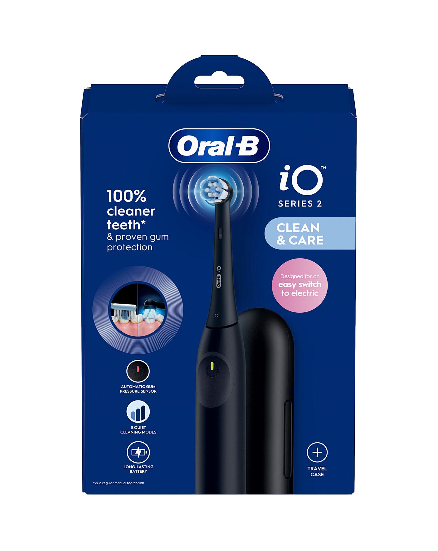 Oral-B iO2 Series Black + Travel Case | Oxendales
