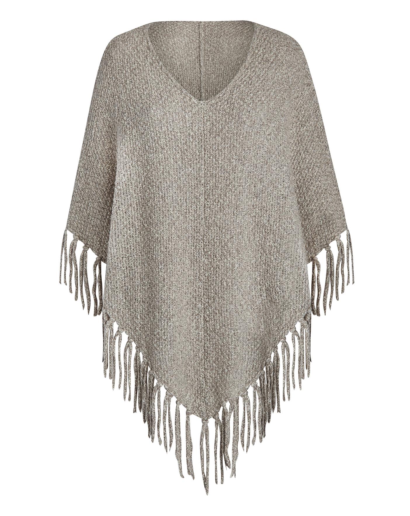 Fringed Poncho | Oxendales