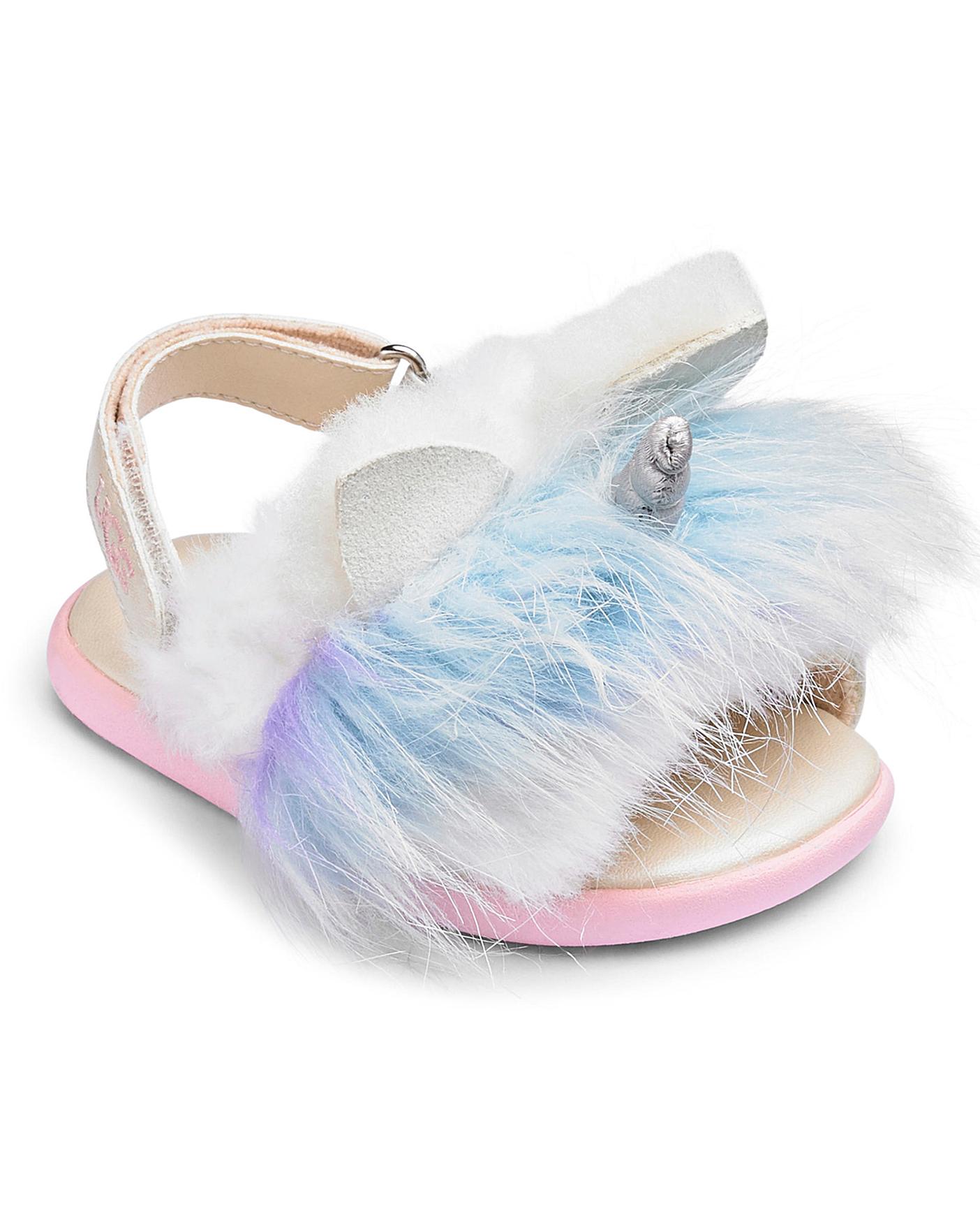 unicorn baby slippers