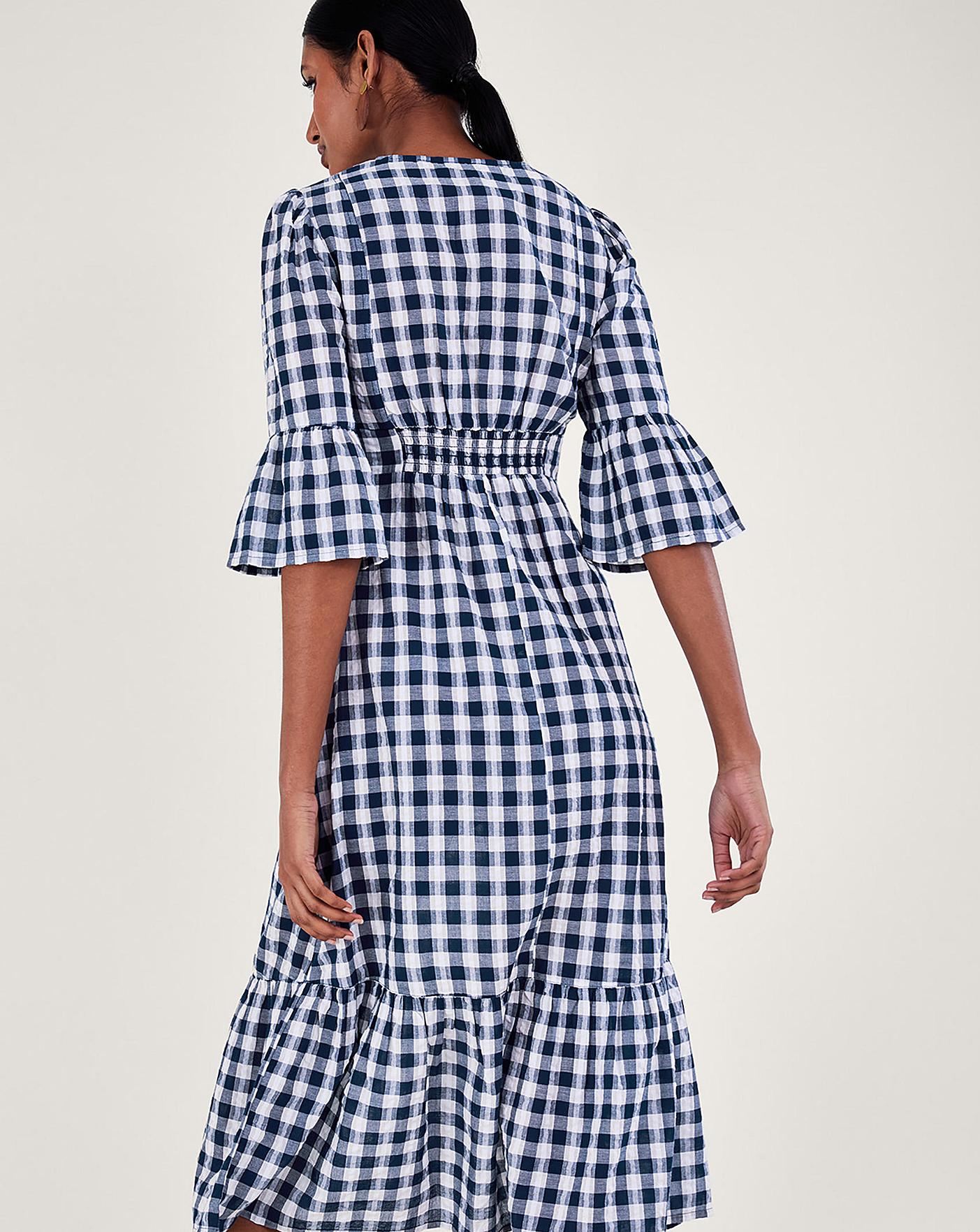 Monsoon Gingham Dress | J D Williams