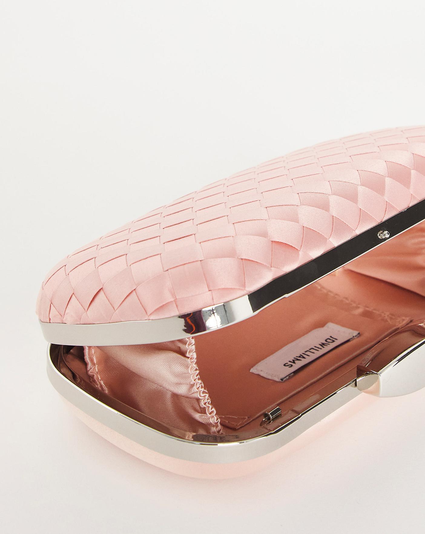 Rose gold clutch bag cheap sale