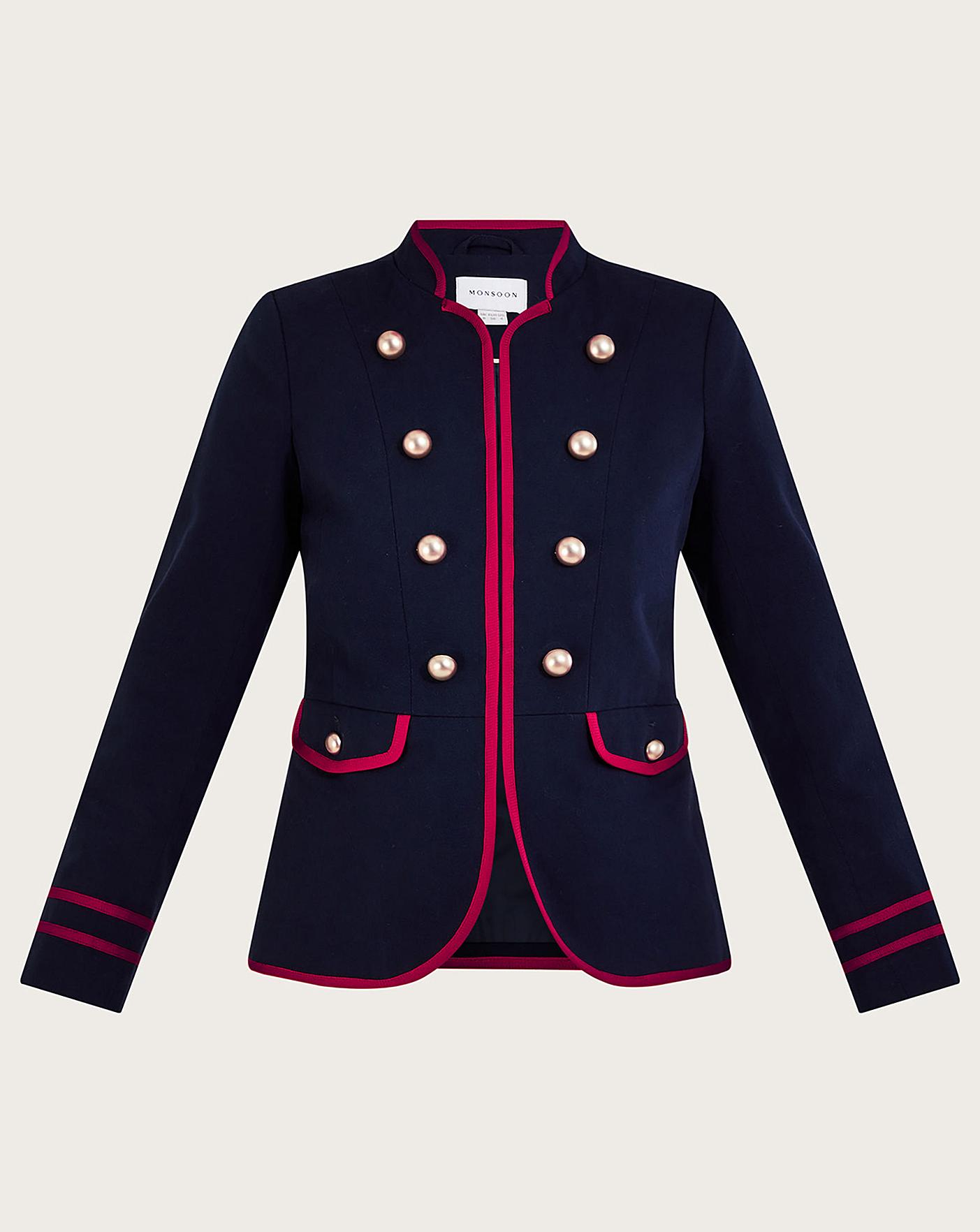 Military deals jacket blue