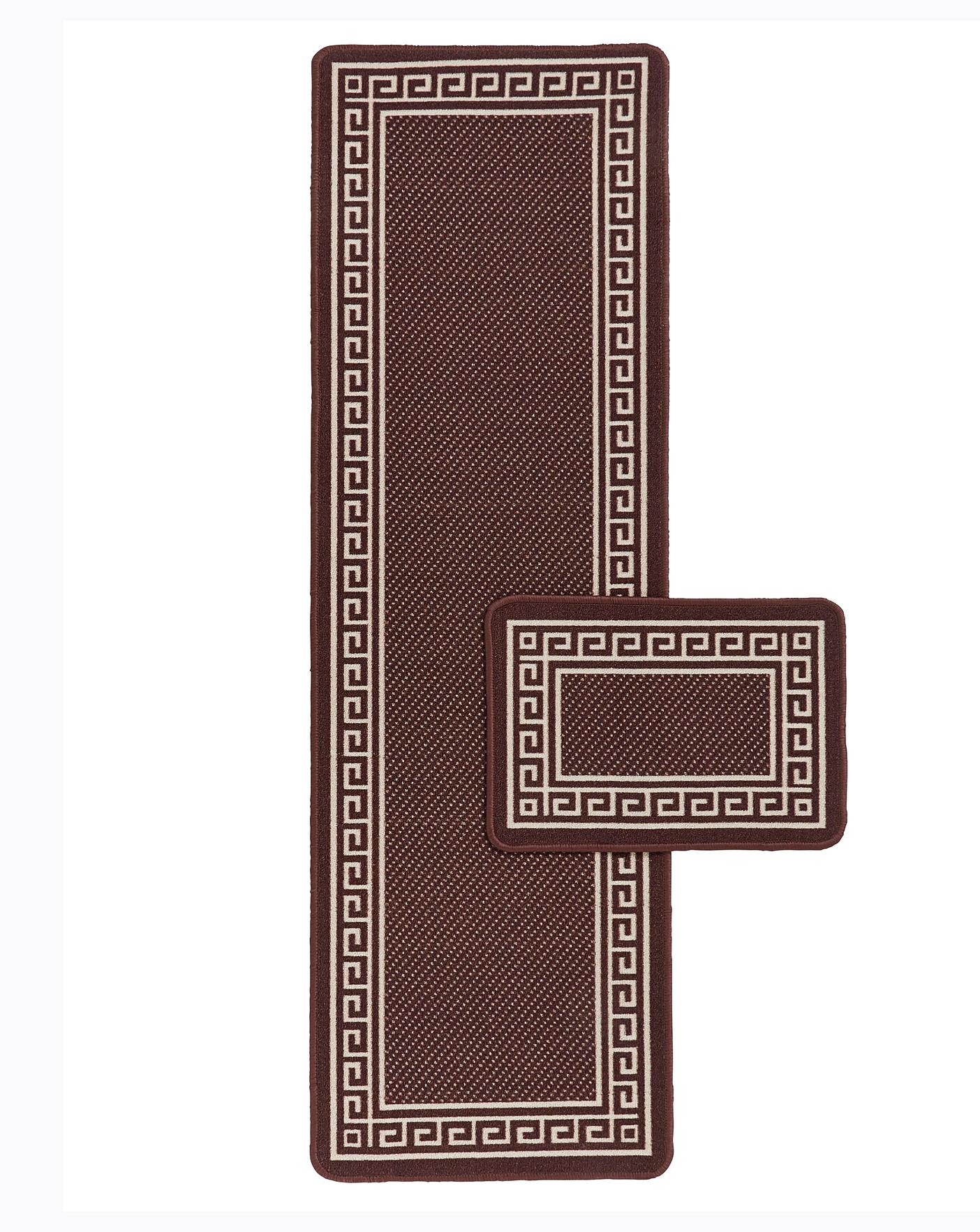 Greek Key Runner Door Mat