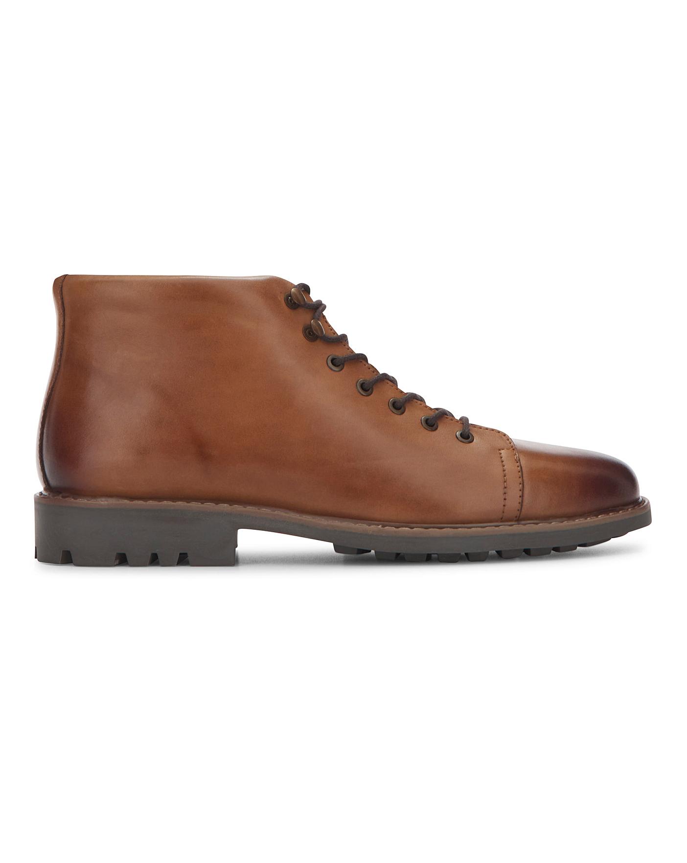 Leather Monkey Boot Wide Fit