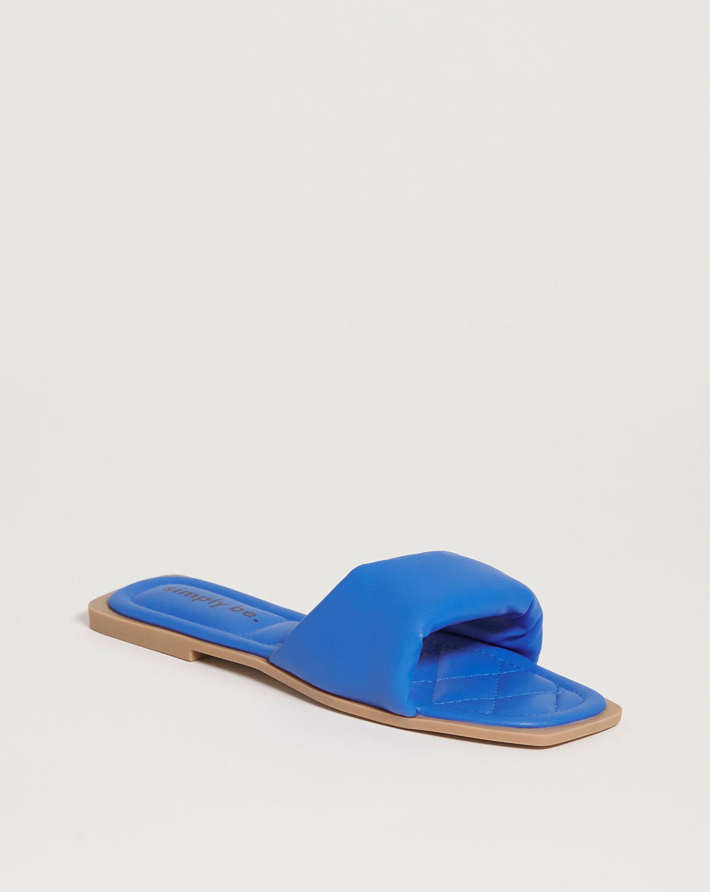 Soft Padded Flat Sandals Wide | J D Williams