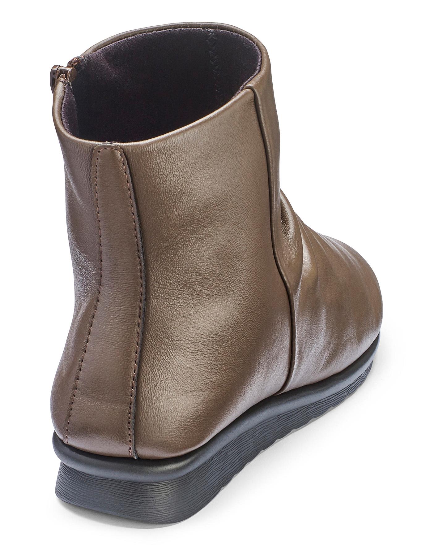 cushion walk ankle boots extra wide eee fit