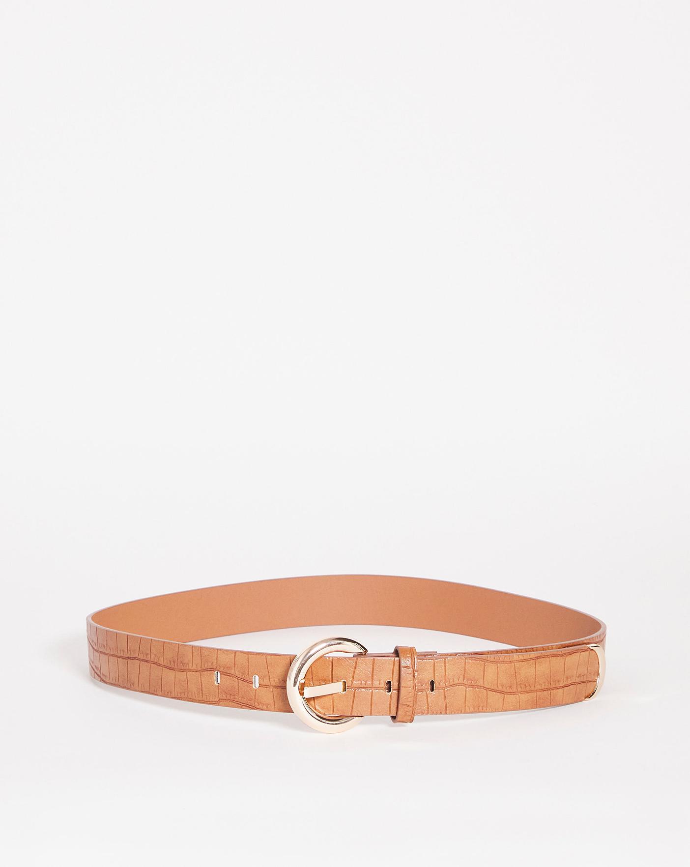 Croc Metal Tipped Belt