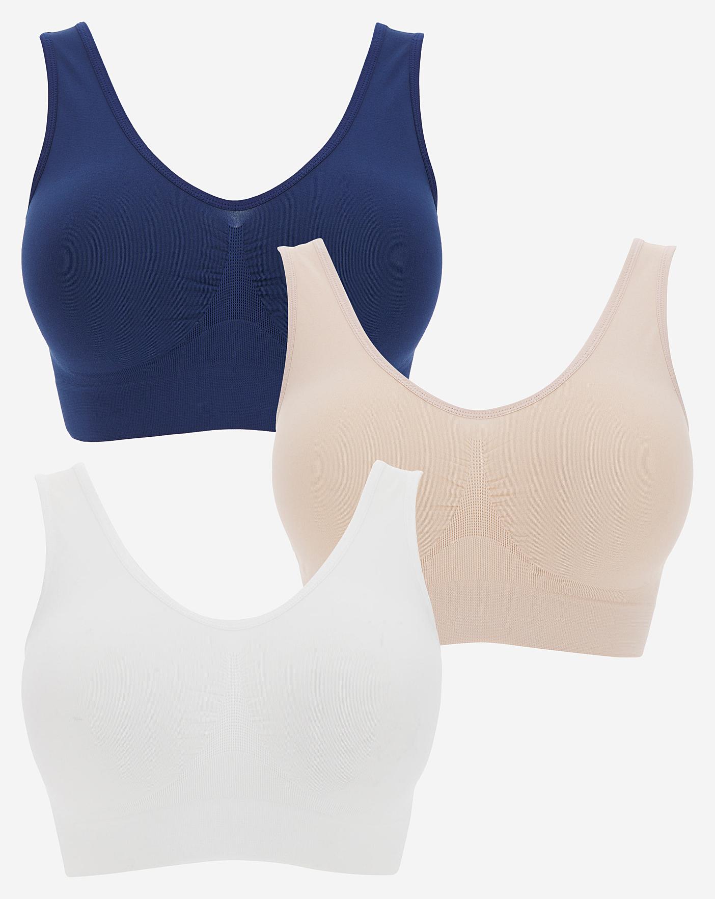 3 Pack Seamless Comfort Tops J D Williams