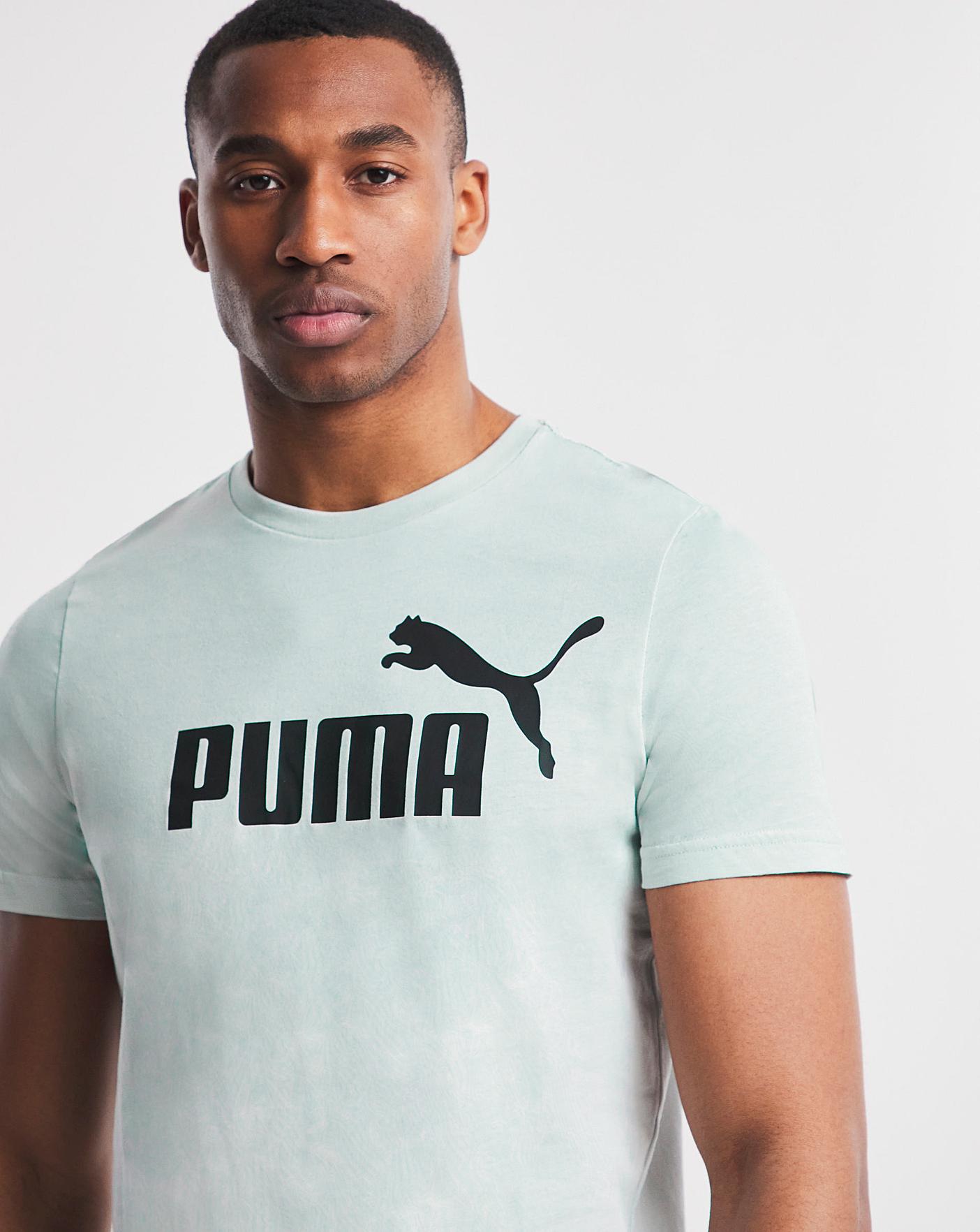 puma no 1 logo t shirt mens